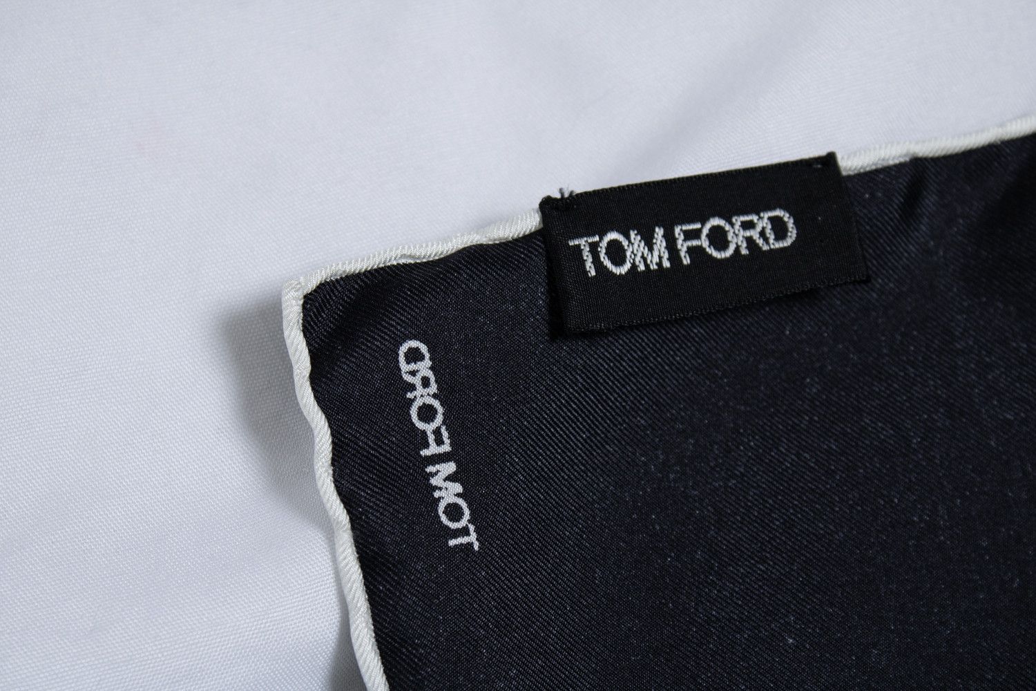 Tom Ford Tom Ford, black pocket square Size ONE SIZE - 4 Thumbnail