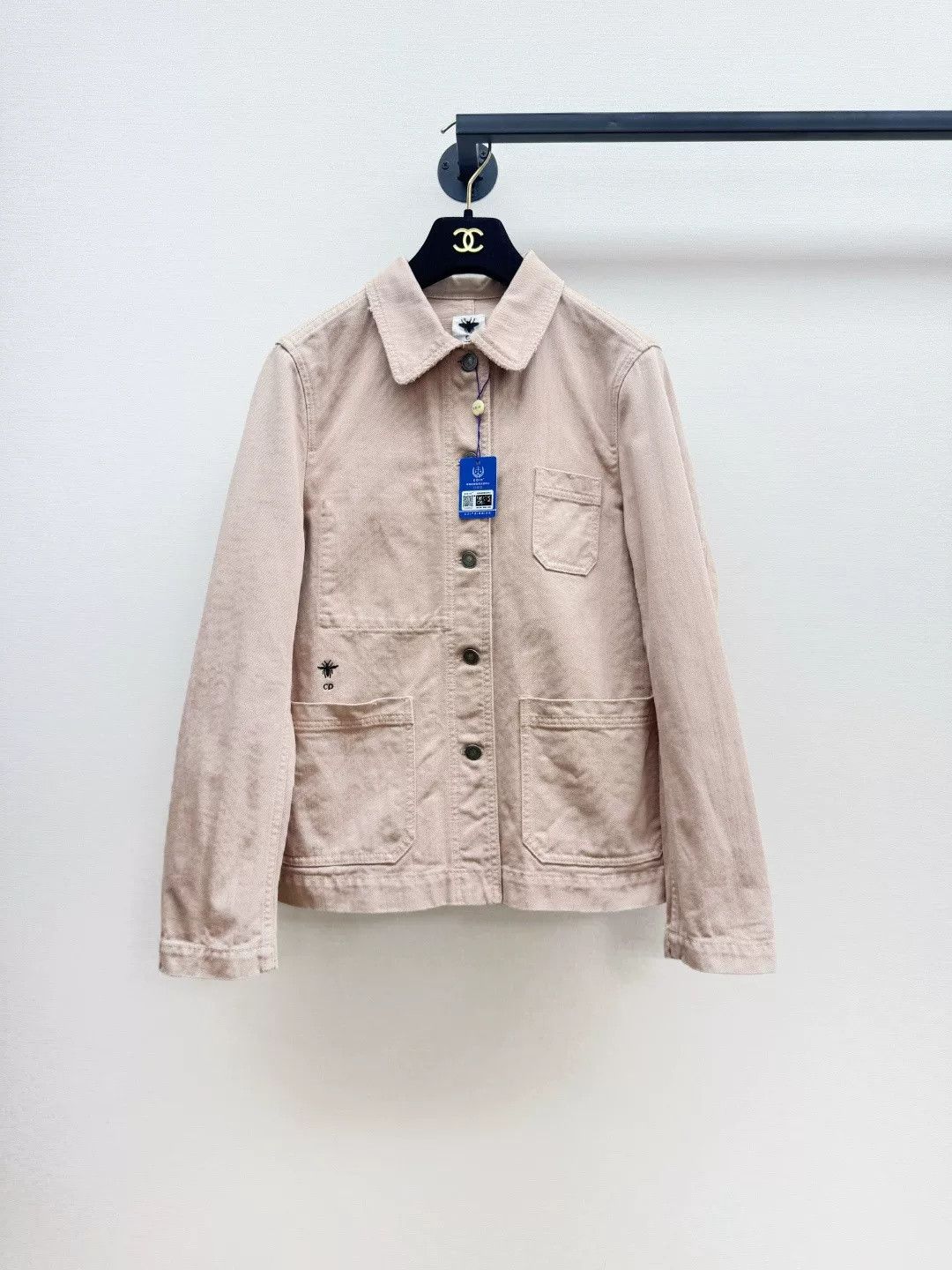 Dior Dior Pink Denim Jacket Size XS / US 0-2 / IT 36-38 - 1 Thumbnail
