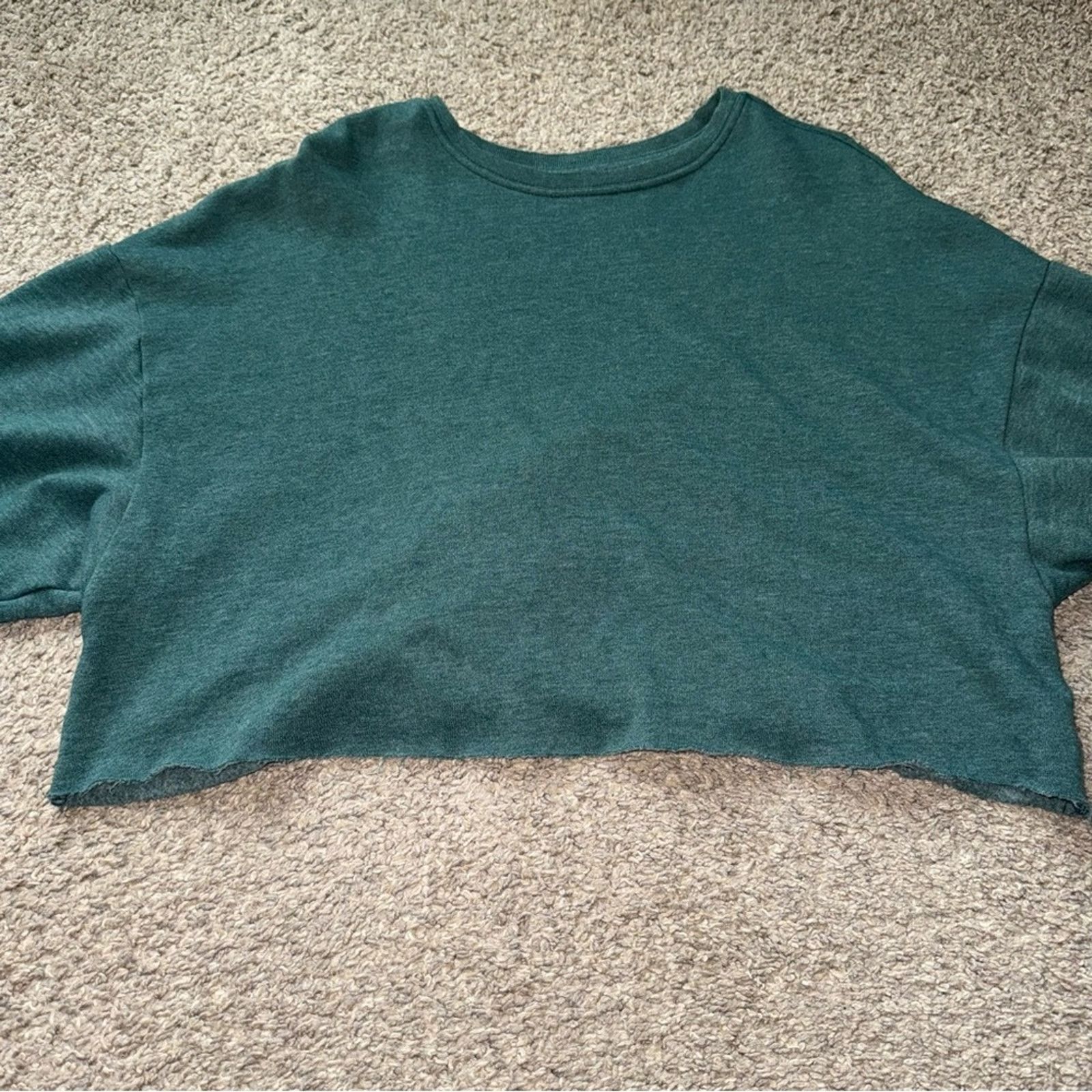 Bdg Urban Outfitters BDG Crew Neck Cropped Sweatshirt - M, Green Size M / US 6-8 / IT 42-44 - 1 Thumbnail