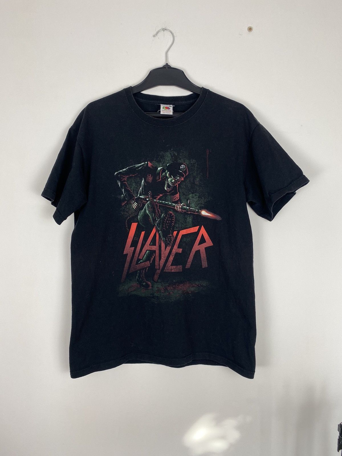 Band Tees × Slayer × Vintage Slayer tour tee 2007 skull soldier y2k alternative opium Size US L / EU 52-54 / 3 - 1 Thumbnail