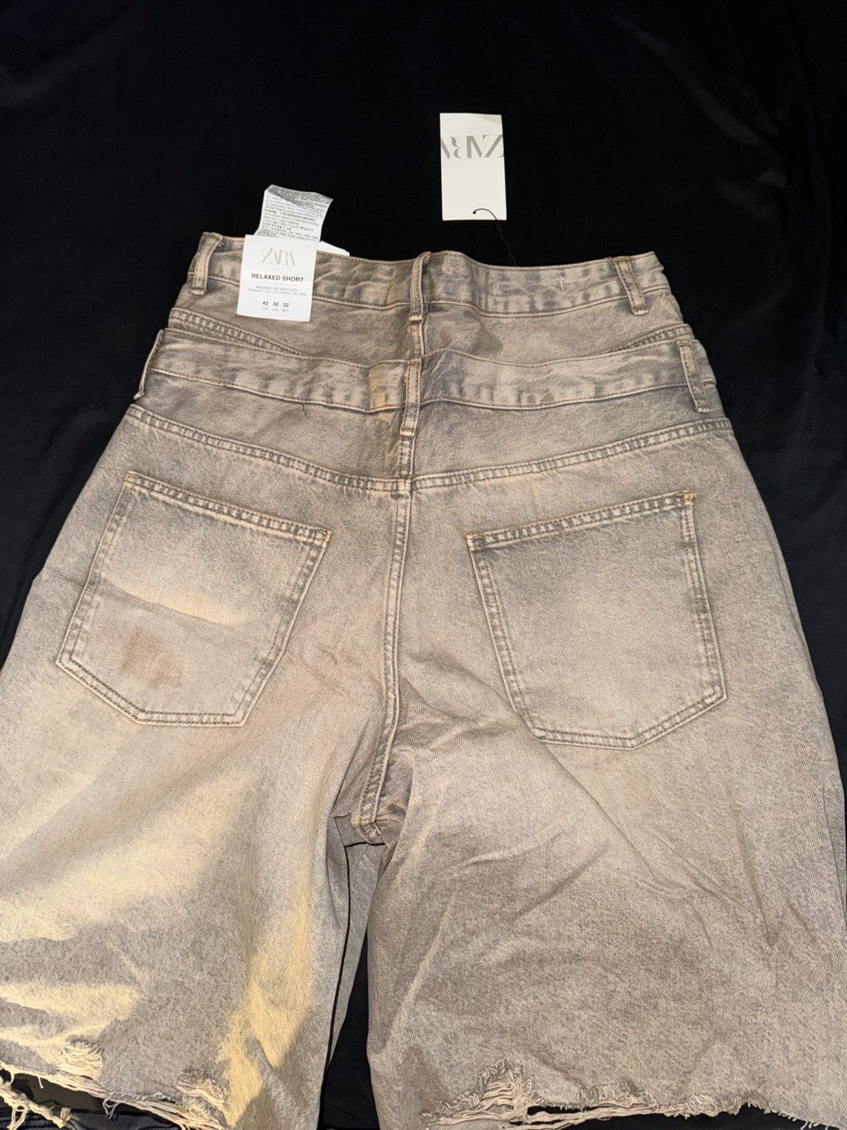 Zara Zara Jean Shorts Size US 32 / EU 48 - 2 Thumbnail