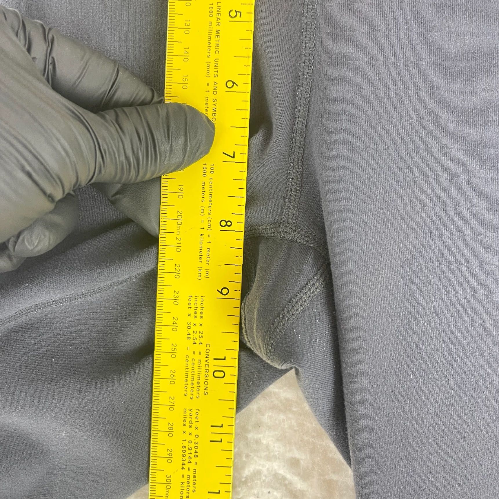 Athleta Athleta Gray Leggings Womens Large Pull On Athletic Active Wear Cropped Inseam 19" Yoga Stretch Size 36" / US 14 / IT 50 - 5 Thumbnail