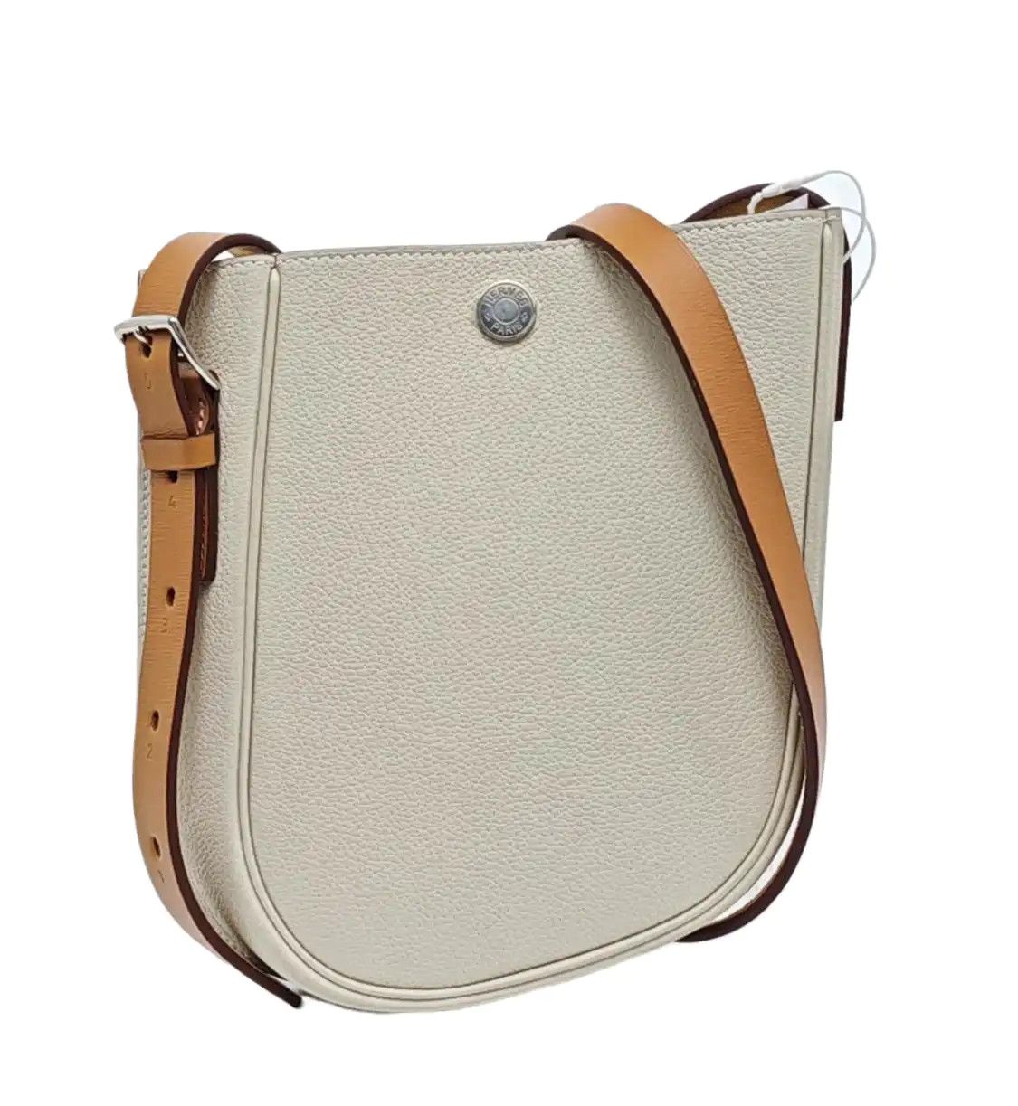 Hermes Hermes Perspective Cavaliere 19 milkshake white Clemence cowhide leather shoulde Size ONE SIZE - 1 Thumbnail