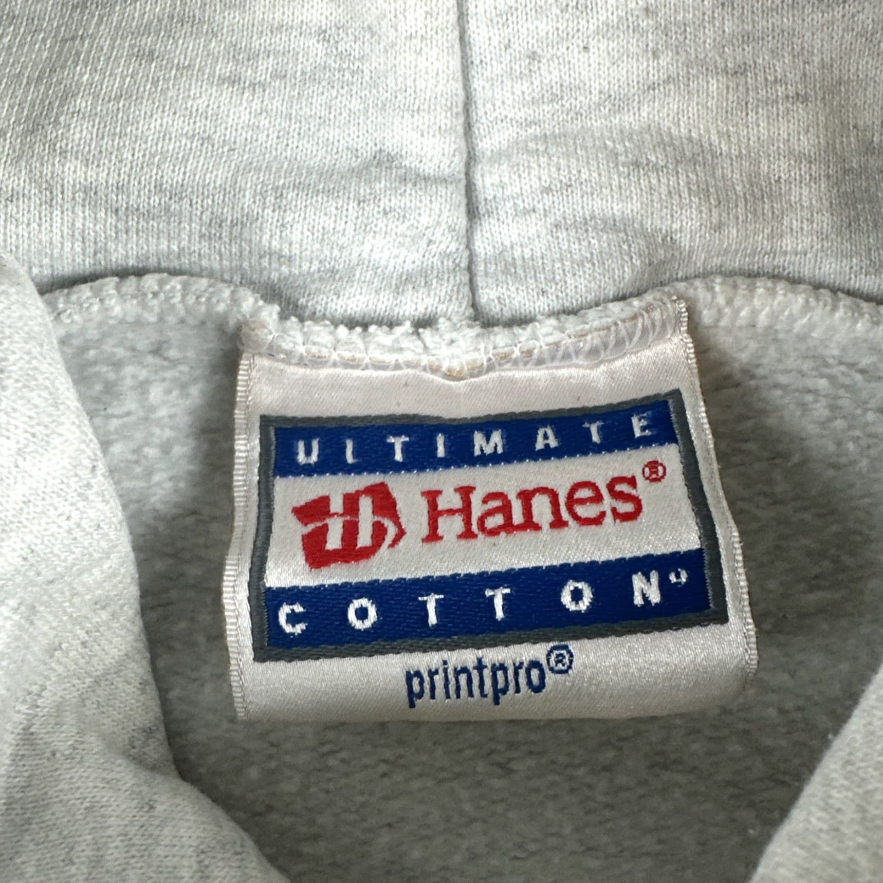 Hanes VINTAGE Hanes Ultimata Cotton Hoodie Gray M Men Graphic Print Forbidden Planet Movie Pullover Heavyweight Long Sleeve Drawstring Adult Medium Size US M / EU 48-50 / 2 - 7 Thumbnail