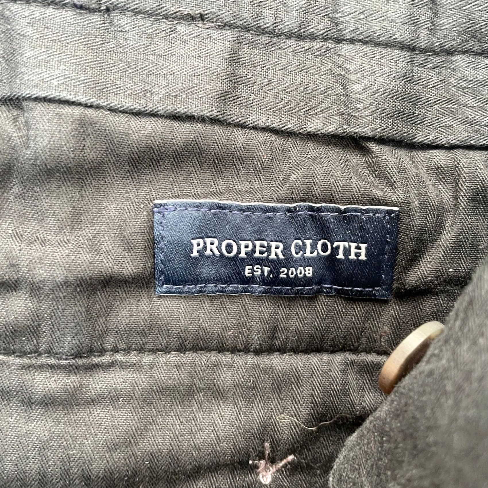 Proper Cloth Proper Cloth Pants Mens 34x28 Black Tailored Dress Trousers Flat Front Chino Pants Mens Black Flat Front Tailored Dress Trousers 34x28 Size US 34 / EU 50 - 5 Thumbnail