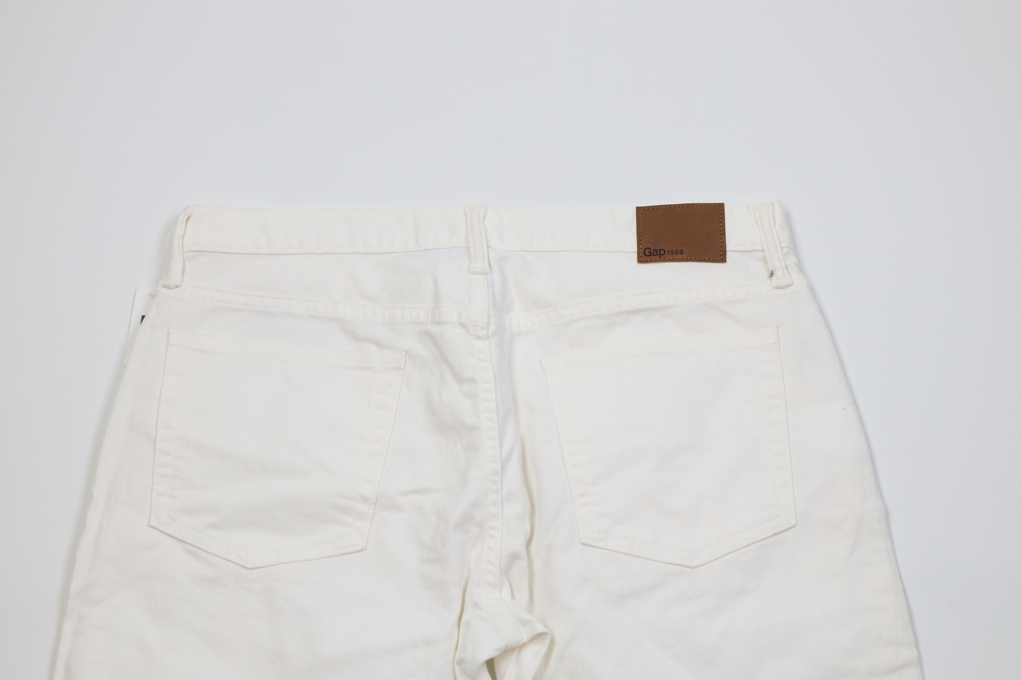 Gap Deadstock Vintage Y2K Gap Straight Leg Denim Jeans White Size US 33 - 10 Thumbnail
