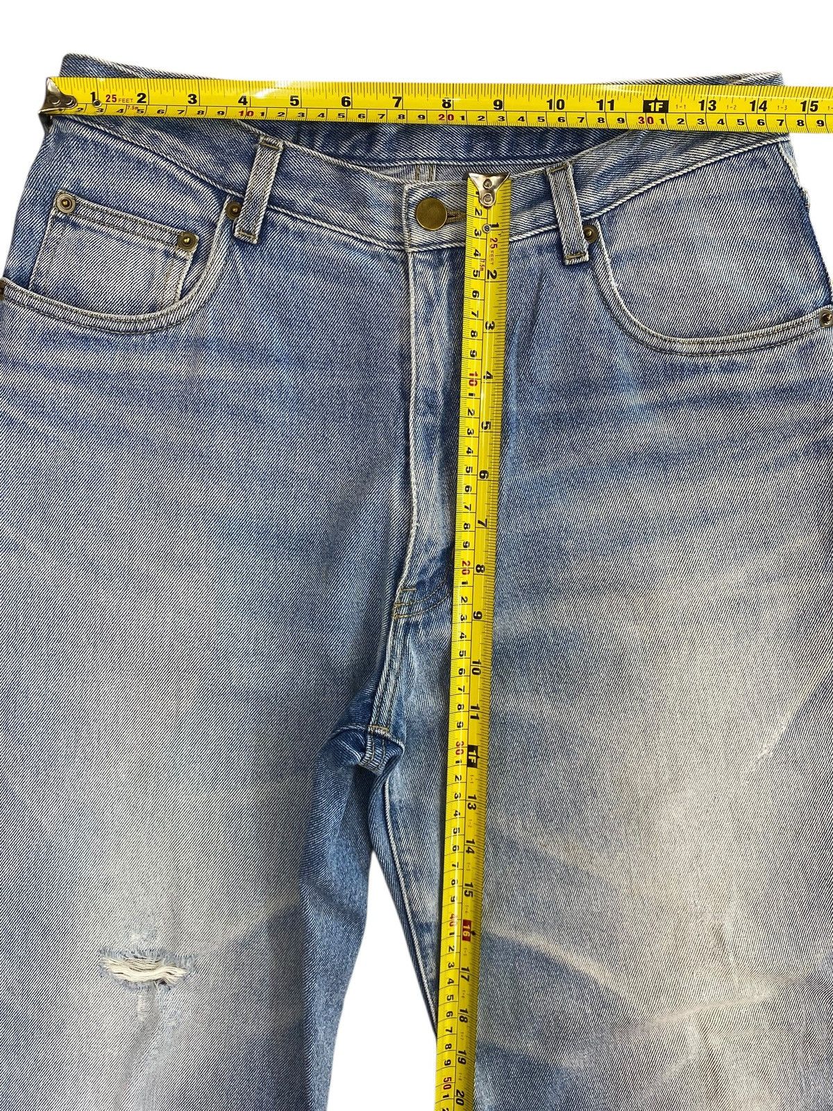 Japanese Brand Japanese Brand Light Wash Distressed Style Straight CutJeans Size US 29 - 8 Thumbnail