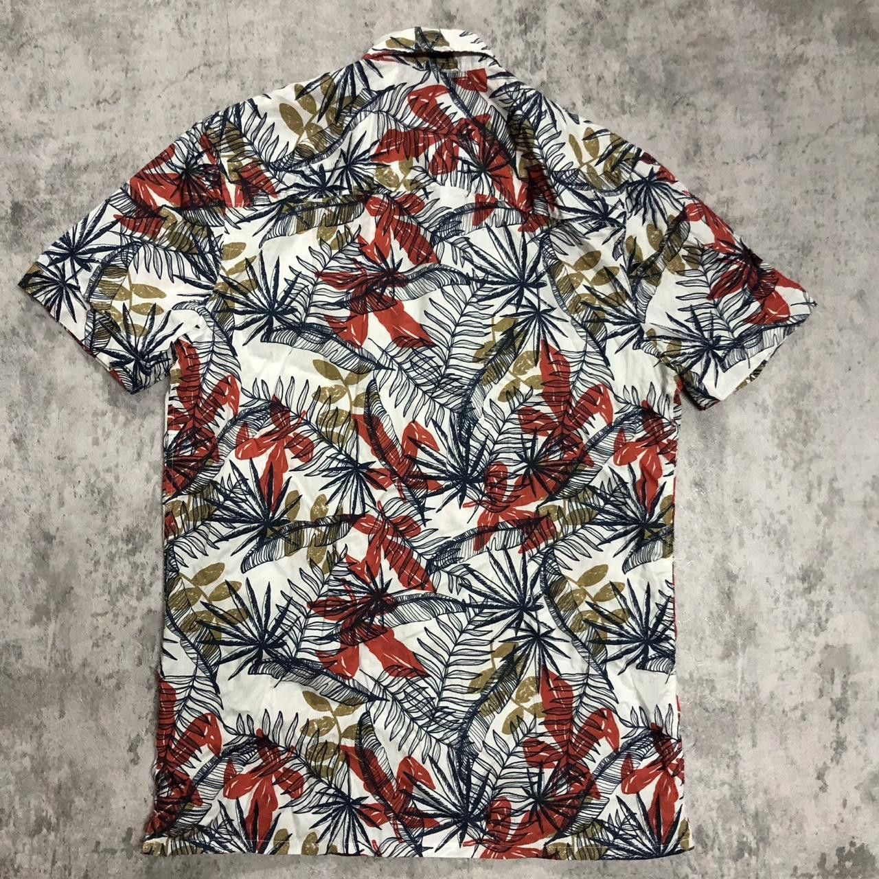 NEXT White and red Next short sleeve shirt Size US S / EU 44-46 / 1 - 4 Thumbnail