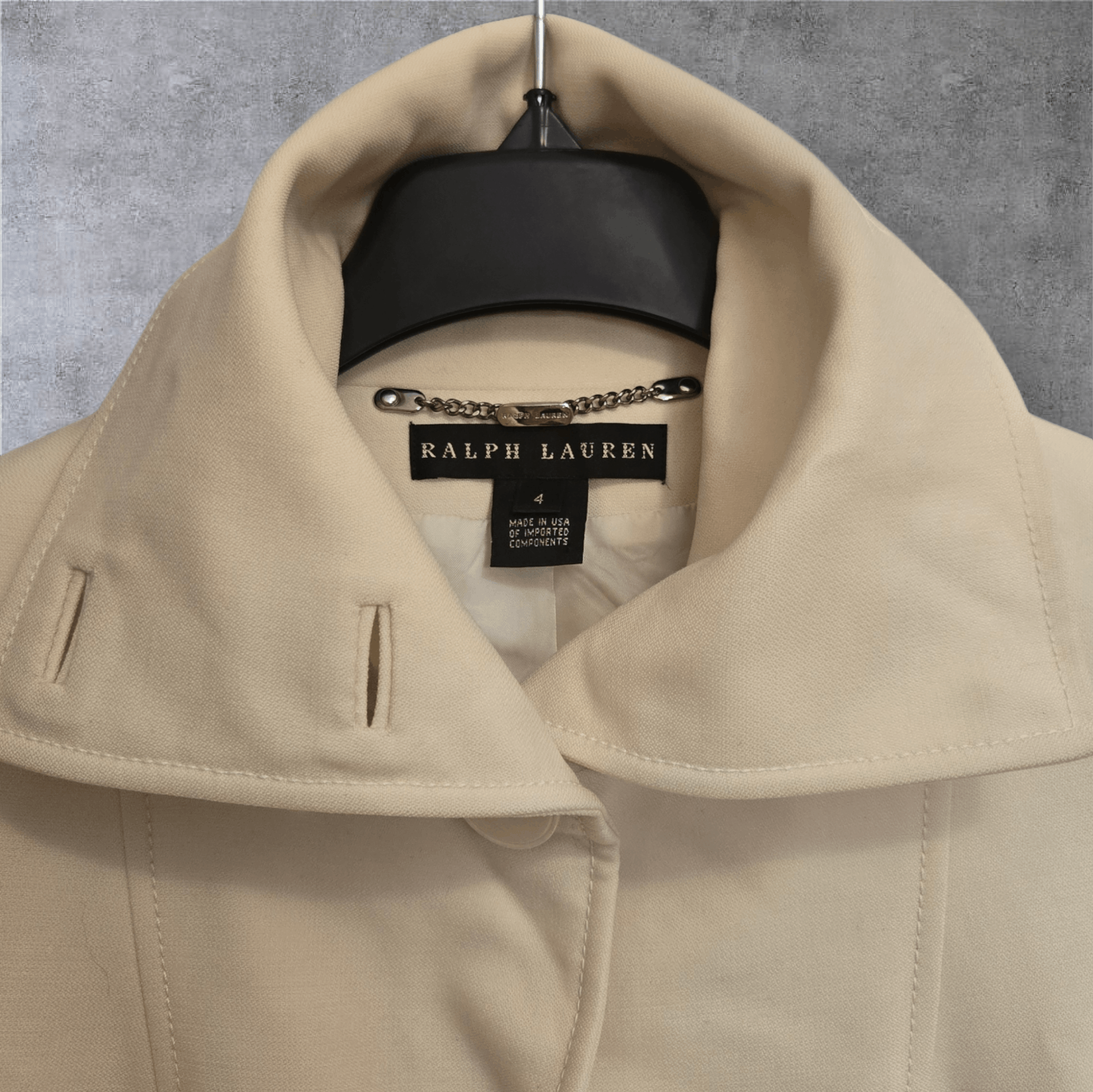 Ralph Lauren Black Label Ralph Lauren Black Label Wool Funnel Neck Coat Size S / US 4 / IT 40 - 2 Thumbnail