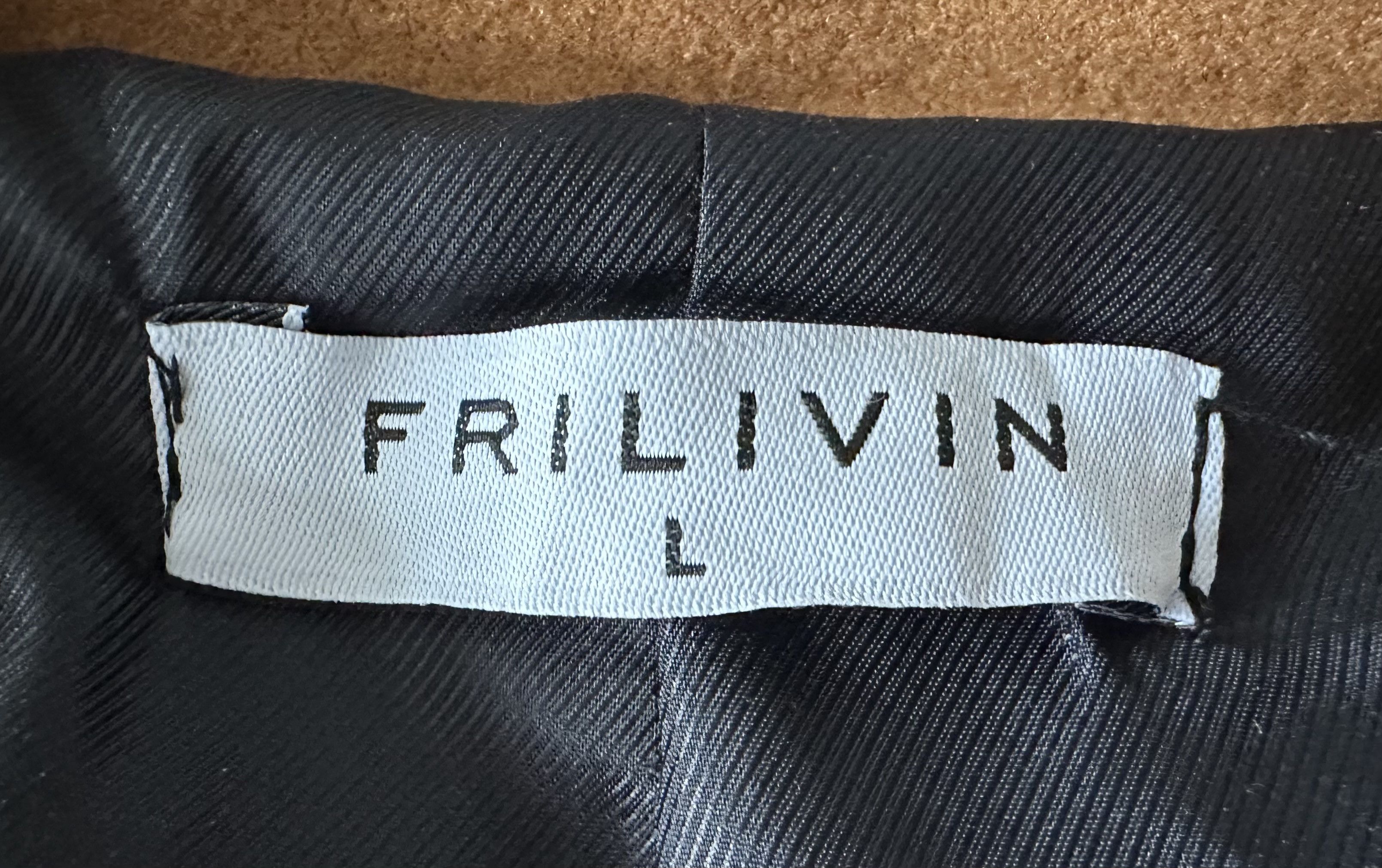 Other FRILIVIN PEA COAT MEN'S BROWN BEIGE LARGE / MEDIUM SIZE Size US L / EU 52-54 / 3 - 3 Thumbnail