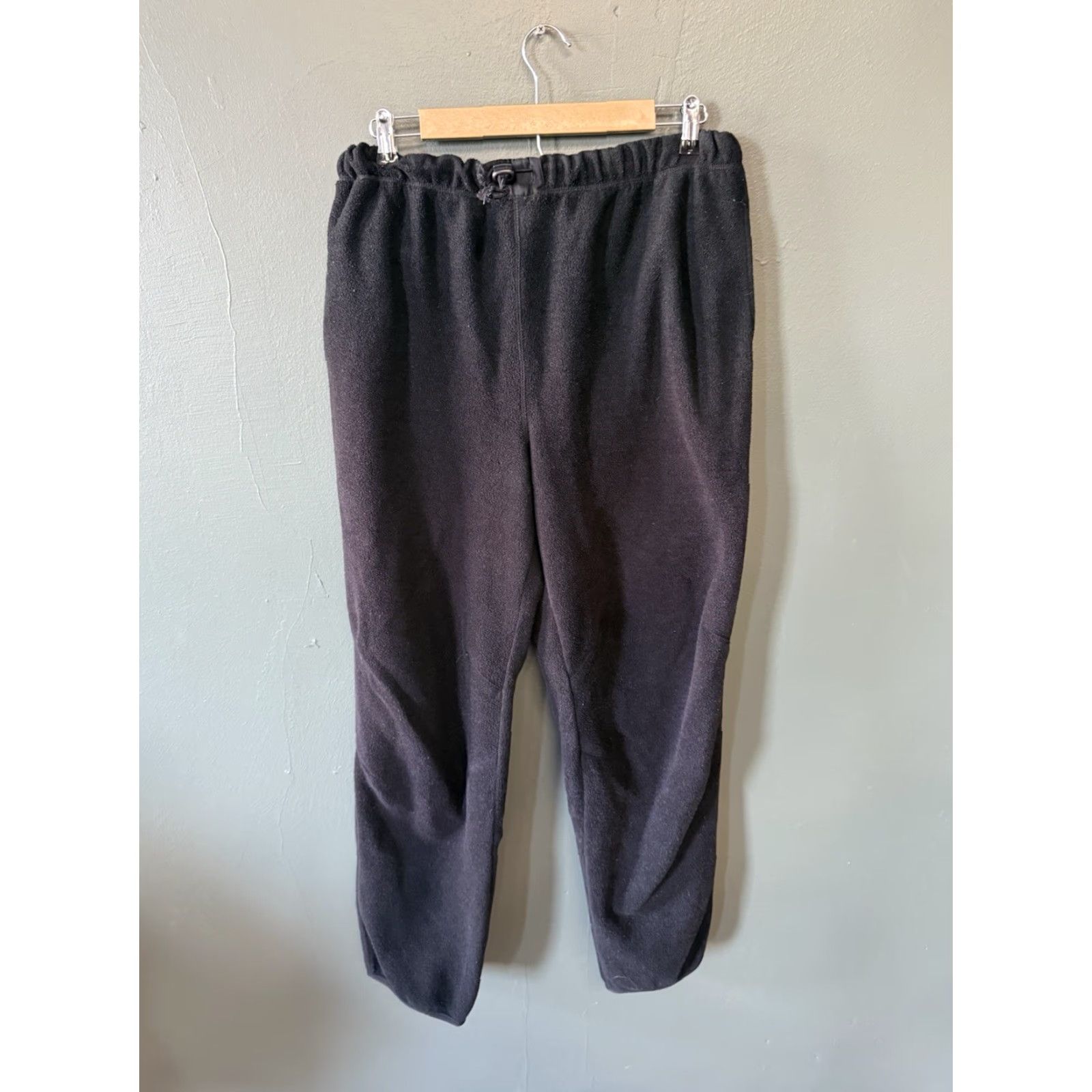 Nautica VINTAGE Nautica Competition Mens Black Fleece Sweatpants Size L Regular Pants USA Size US 33 - 2 Thumbnail