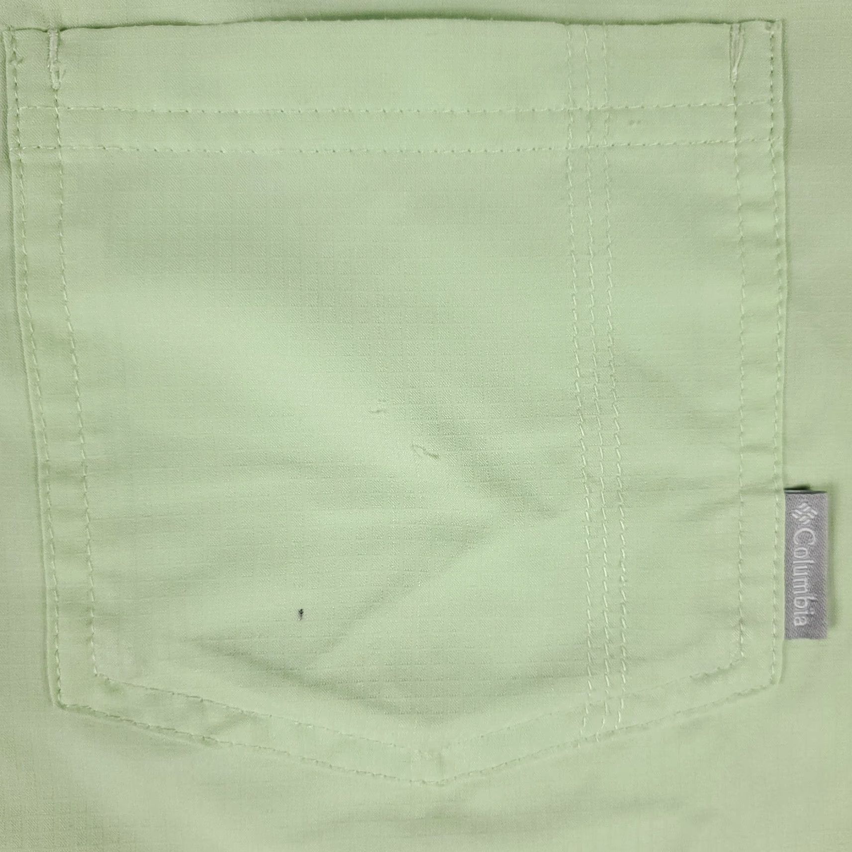 Vintage Columbia Shirt Mens L Mint Green Button-Up Long Sleeve Casual/Workwear Business Formal Party/Cocktail Travel Wedding Comfort Buttoned Size US L / EU 52-54 / 3 - 3 Thumbnail