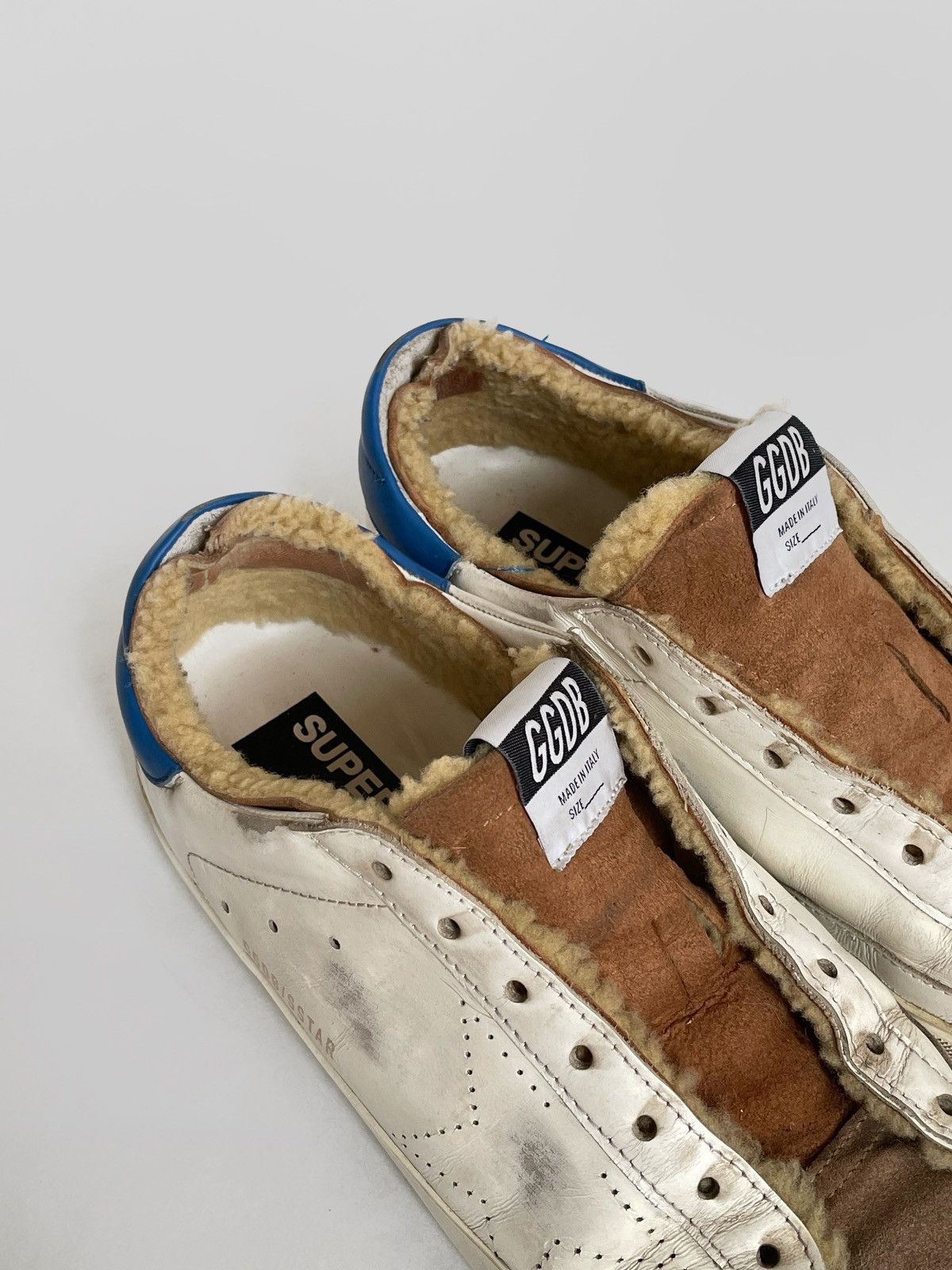 Golden Goose Golden Goose Super-Star leather/fur sneakers Size US 9 / EU 42 - 8 Thumbnail