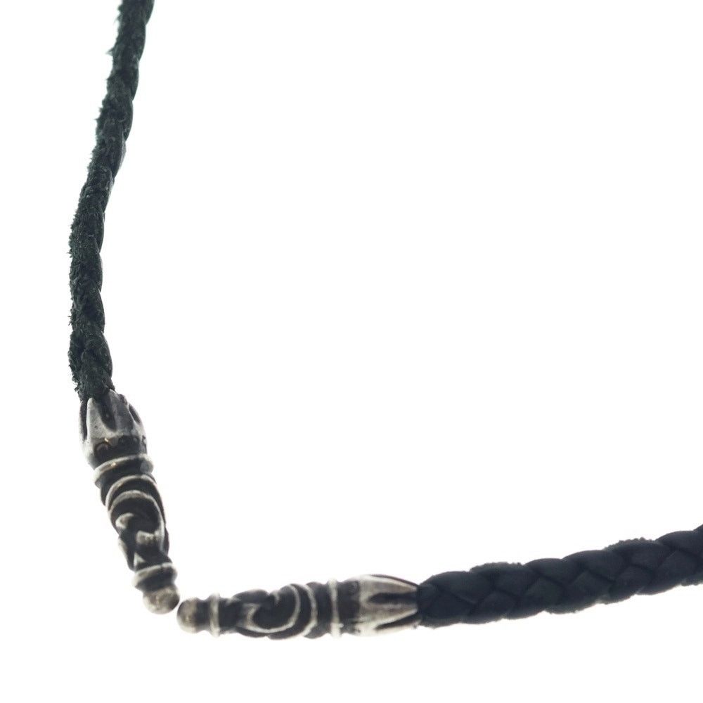 Chrome Hearts Chrome Hearts Leather Braid Scroll Necklace Size ONE SIZE - 1 Thumbnail