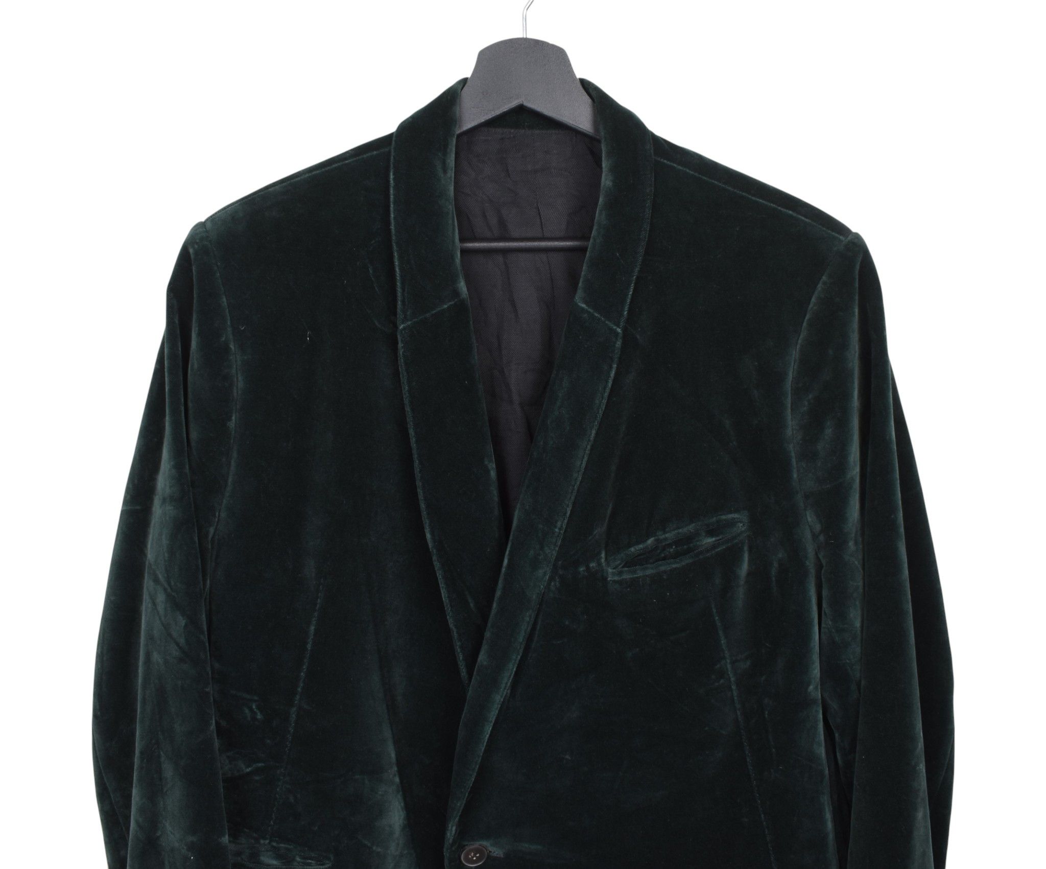 Haider Ackermann Haider Ackermann Men Jacket Velour Blazer Size US L / EU 52-54 / 3 - 2 Thumbnail
