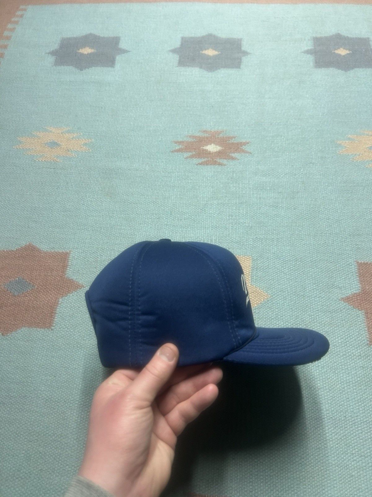 Vintage Vtg snap hat valley petroleum Michigan spell out script logo Size ONE SIZE - 9 Thumbnail