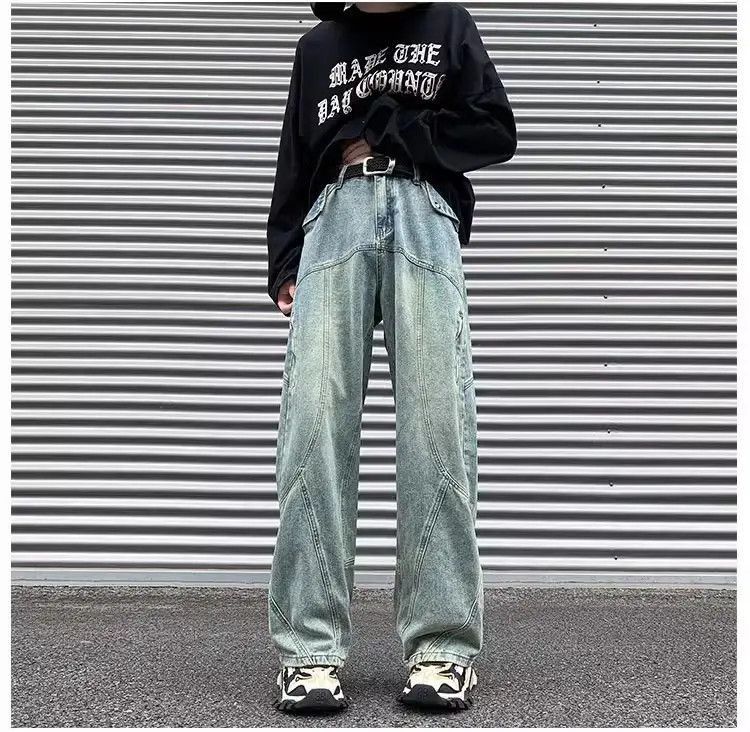 Japanese Brand Hip hop loose fit straight leg jeans Size US 30 / EU 46 - 5 Thumbnail