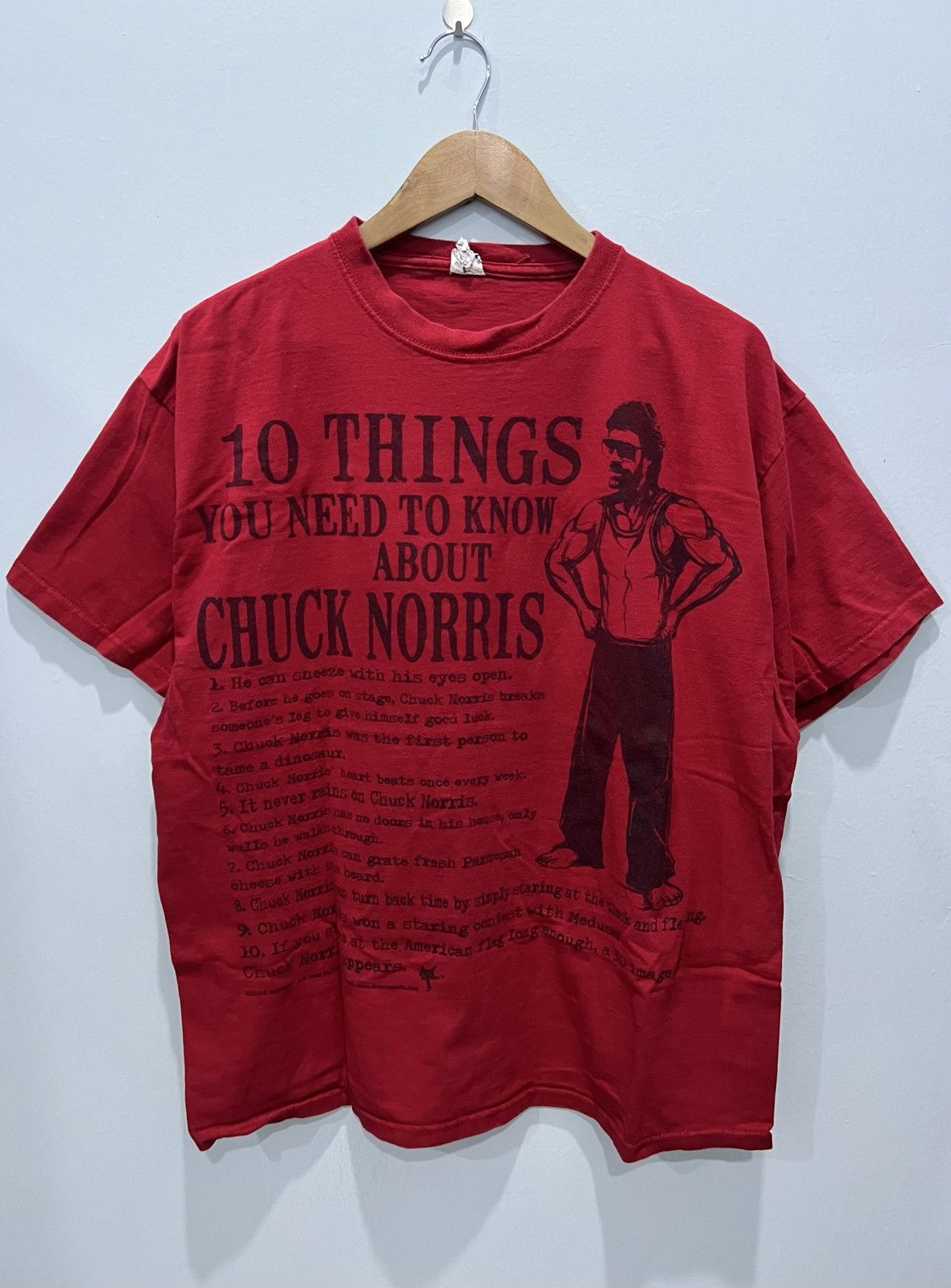 Other Vintage 00s Chuck Norris 10 T-shirt Size US L / EU 52-54 / 3 - 1 Thumbnail
