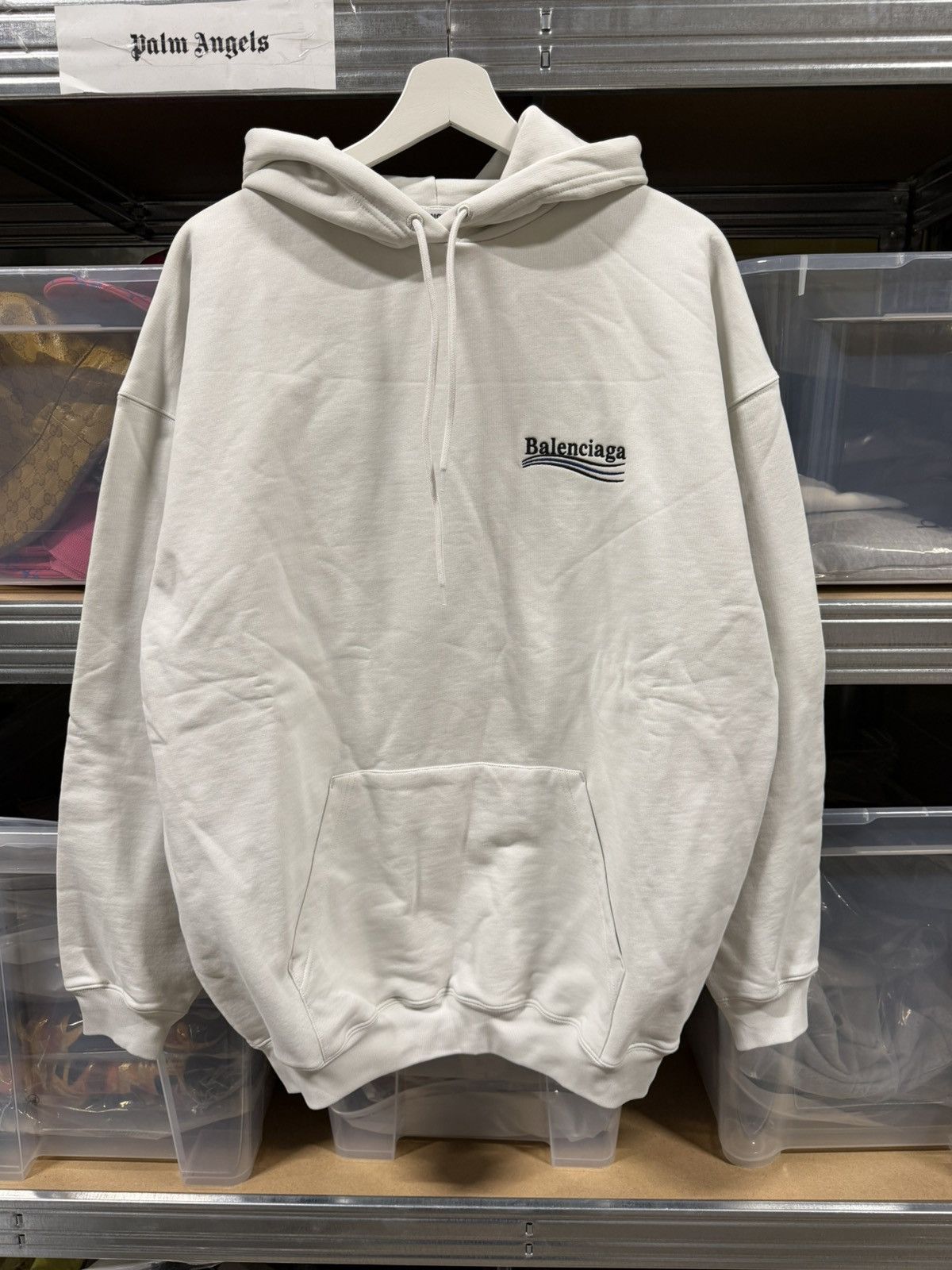 Balenciaga Balenciaga Campaign Political Embroidery Hoodie NEW 1300$ Size US M / EU 48-50 / 2 - 2 Thumbnail