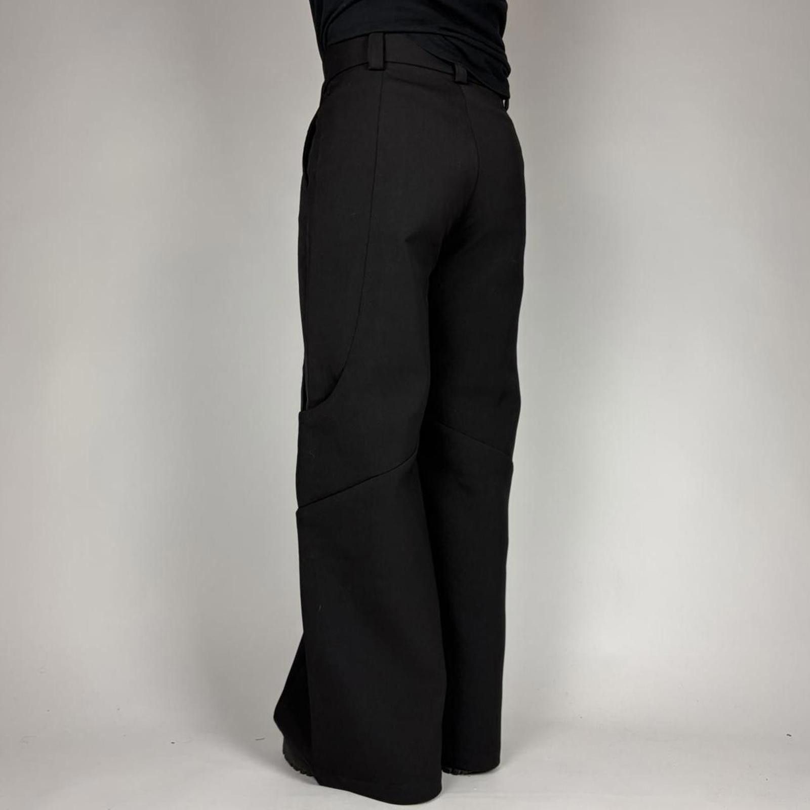 Other Lims Black Panelled Curve Trousers Size US 30 / EU 46 - 4 Thumbnail