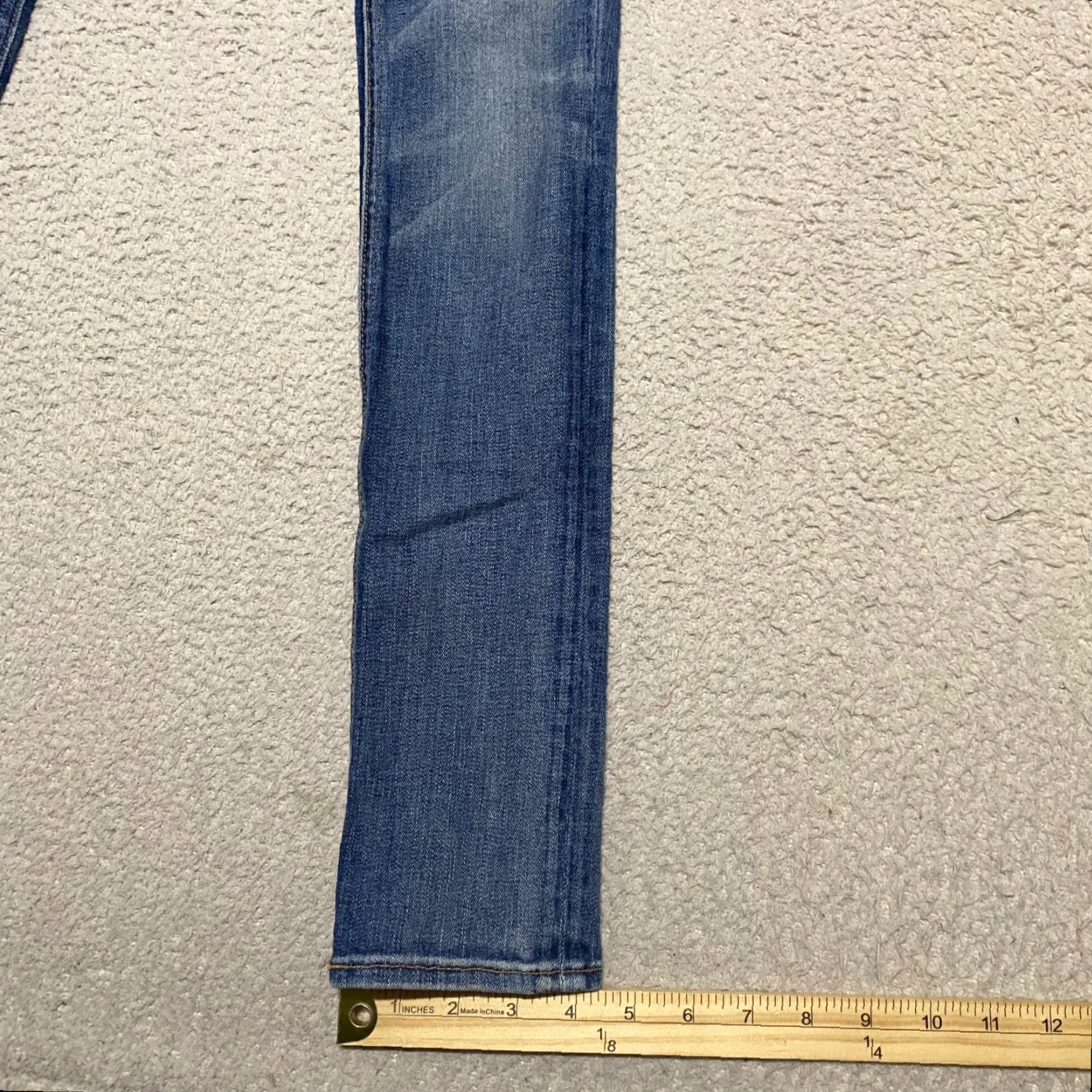 Rag & Bone VINTAGE Rag & Bone Womens Jeans Blue Denim Medium Wash Skinny Distressed Low Rise 24 5-Pocket Design Rise High Relaxed? Size 42" / US 20 - 5 Thumbnail