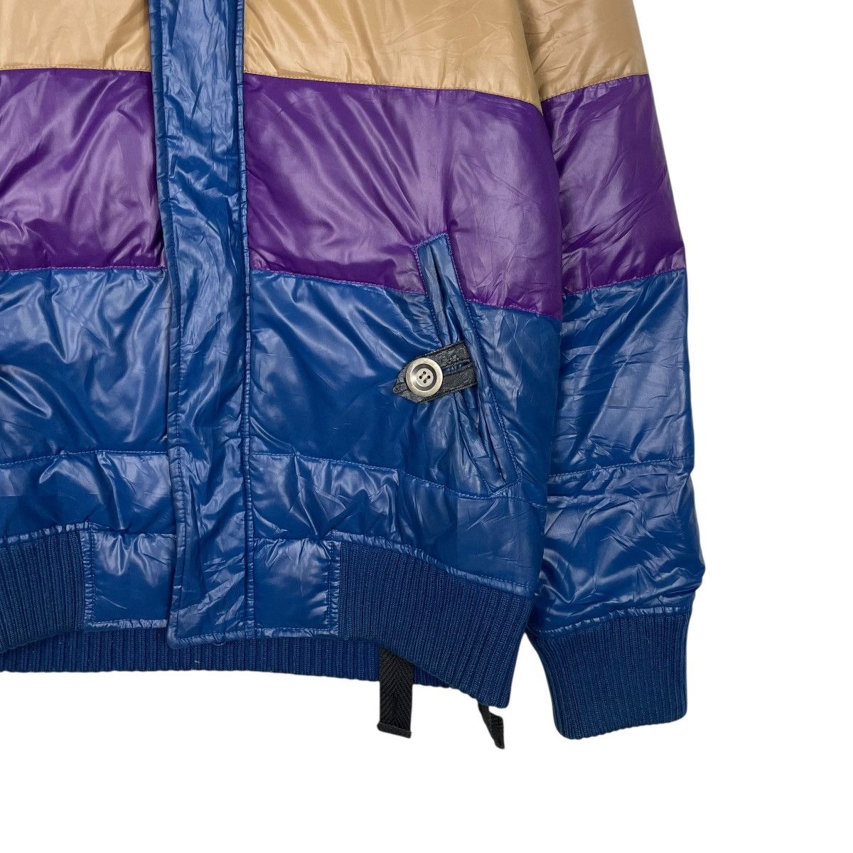 PPFM PPFM Multicolor Hooded Puffer Jacket Size US M / EU 48-50 / 2 - 4 Thumbnail
