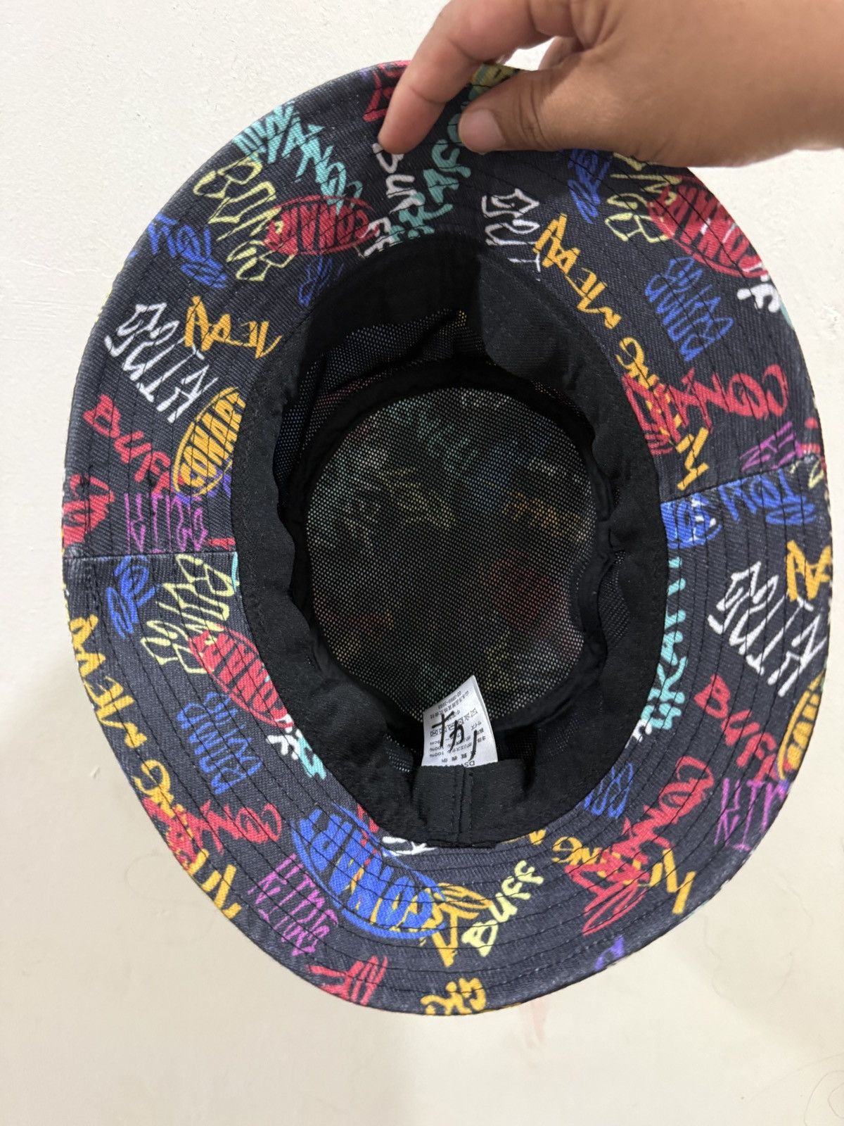 Vintage Conart Graffiti Monogram Bucket Hat Size ONE SIZE - 7 Thumbnail