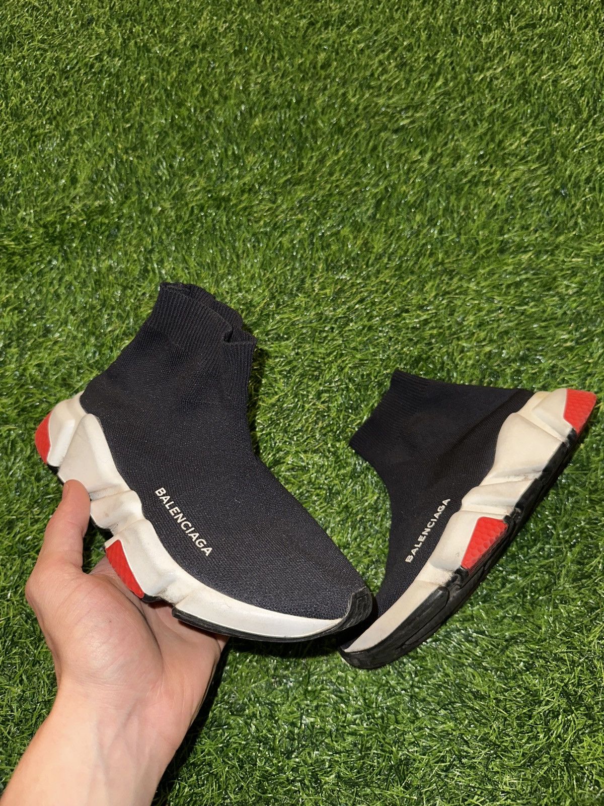 Balenciaga Balenciaga speed trainer black sock shoe size 35 Size US 5 / IT 35 - 1 Thumbnail