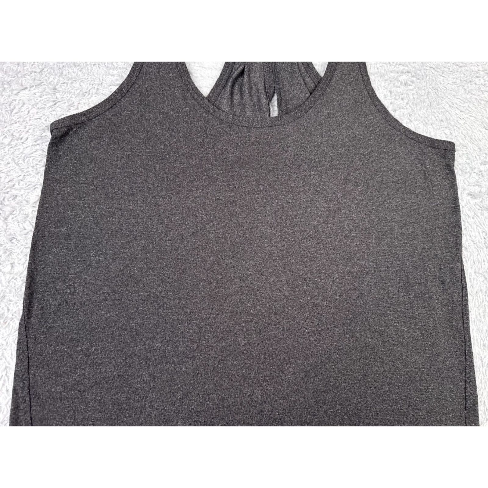 Lululemon Lululemon Shirt Women 8 Gray Heather Salute the Sun Tank Tie Back Luon W1N42S sleeveless racerback casual workwear solid pattern all seasons 90s? Size M / US 6-8 / IT 42-44 - 5 Thumbnail