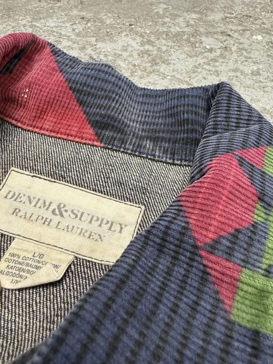 Polo Ralph Lauren 1990s Ralph Lauren Faded Blue Denim Indian Jacket Size US M / EU 48-50 / 2 - 11 Thumbnail