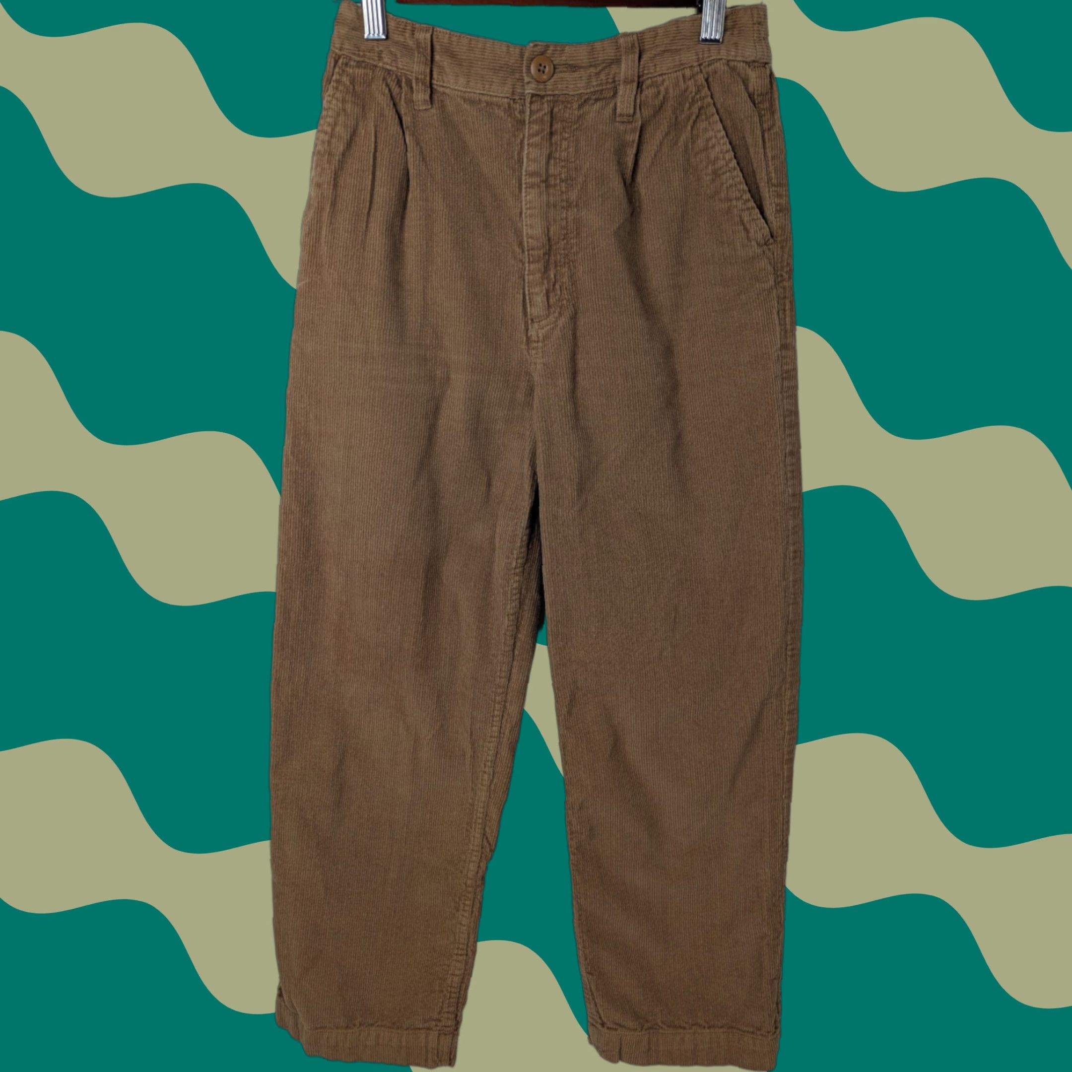 Vans Vans Pants Women's 26 Khaki Tan Brown Corduroy High Waist Pants Skater Y2K Size 26" / US 2 / IT 38 - 1 Thumbnail