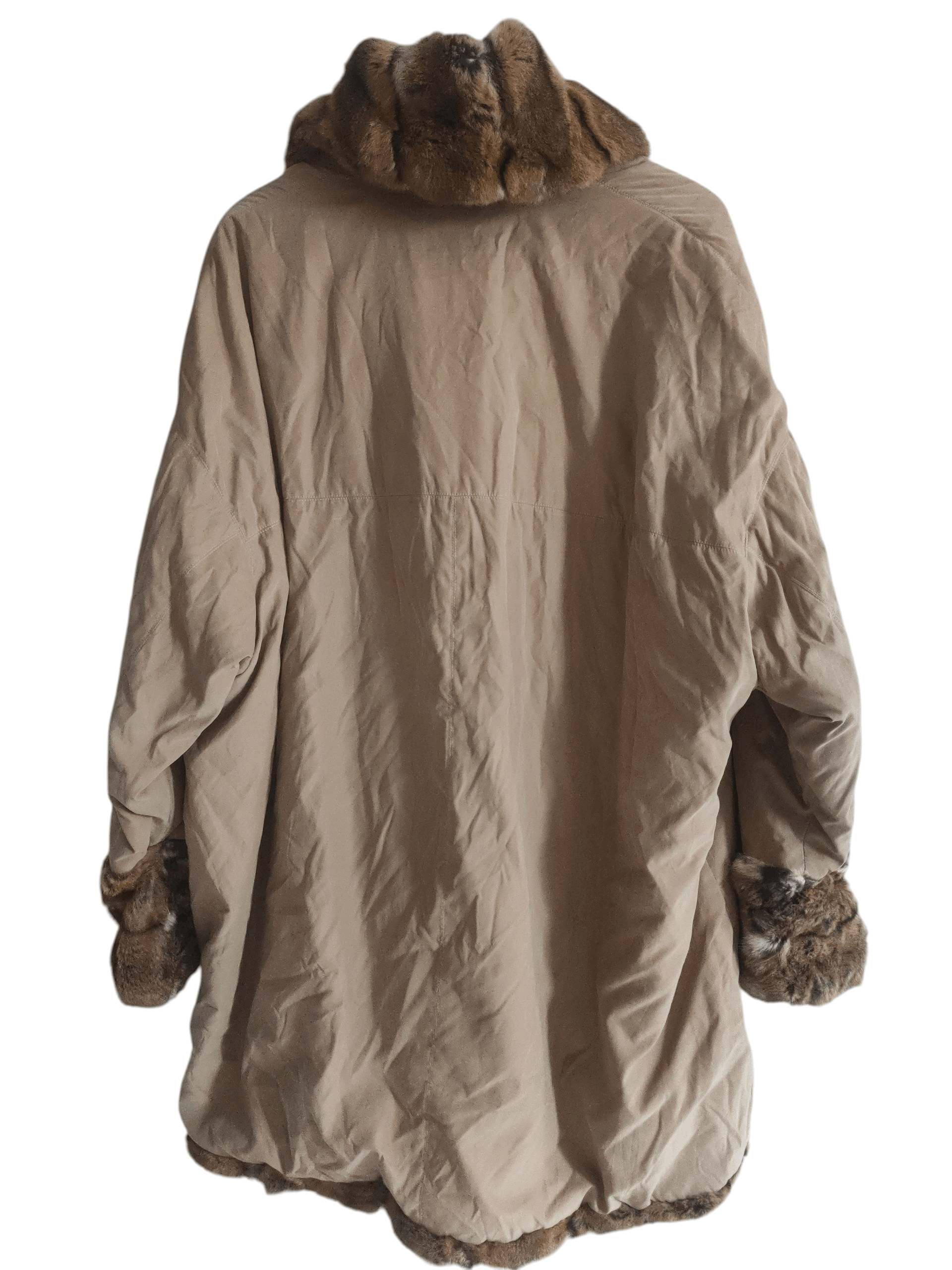 Joop! Joop! Original BelsetaPS Natural Rabbit Fur Reversible Coat Size L / US 10 / IT 46 - 2 Thumbnail