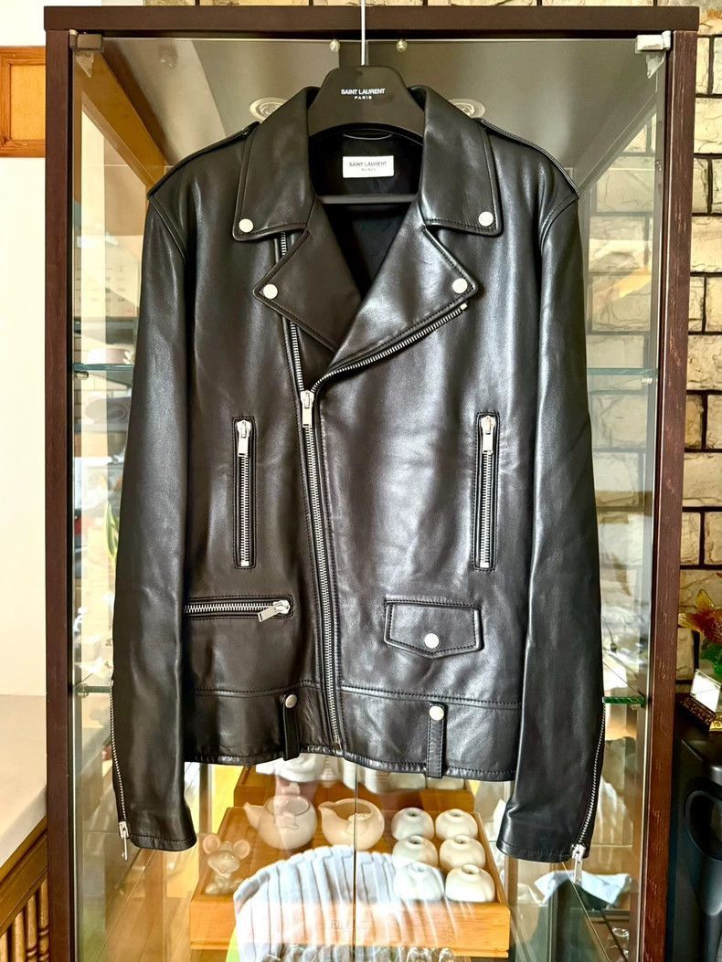Saint Laurent Paris Saint Laurent Paris Saint Laurent L01 Leather Biker Jacket Size US L / EU 52-54 / 3 - 1 Thumbnail