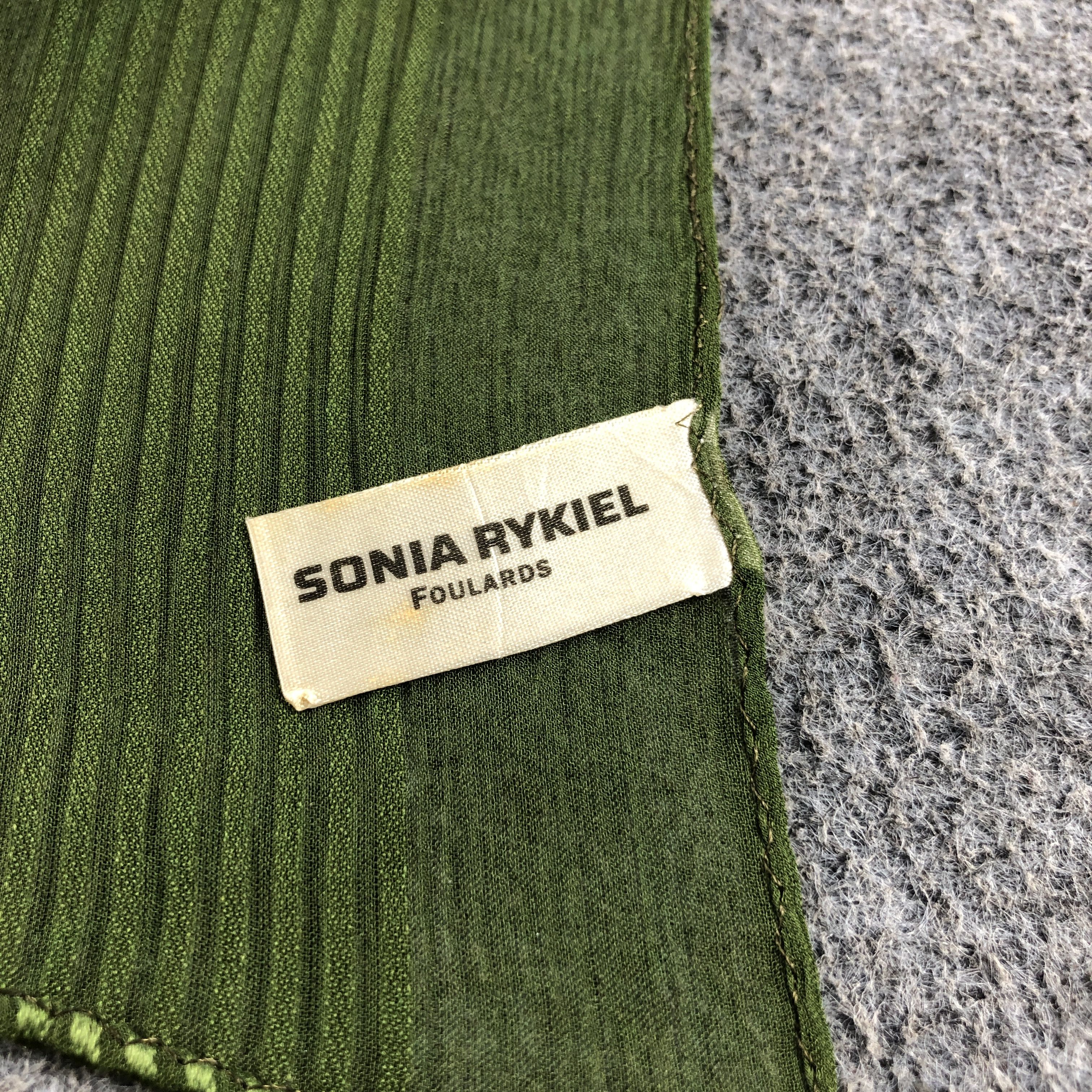 Sonia Rykiel Vintage Sonia Rykiel Silk Stole Silk Scarf M1402 Size ONE SIZE - 5 Thumbnail