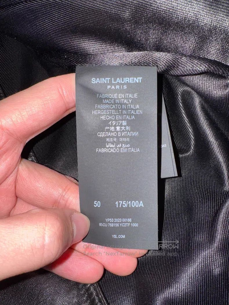 Other Saint Laurent Paris Power Sheepskin Duster Leather Jacket Size US M / EU 48-50 / 2 - 6 Thumbnail