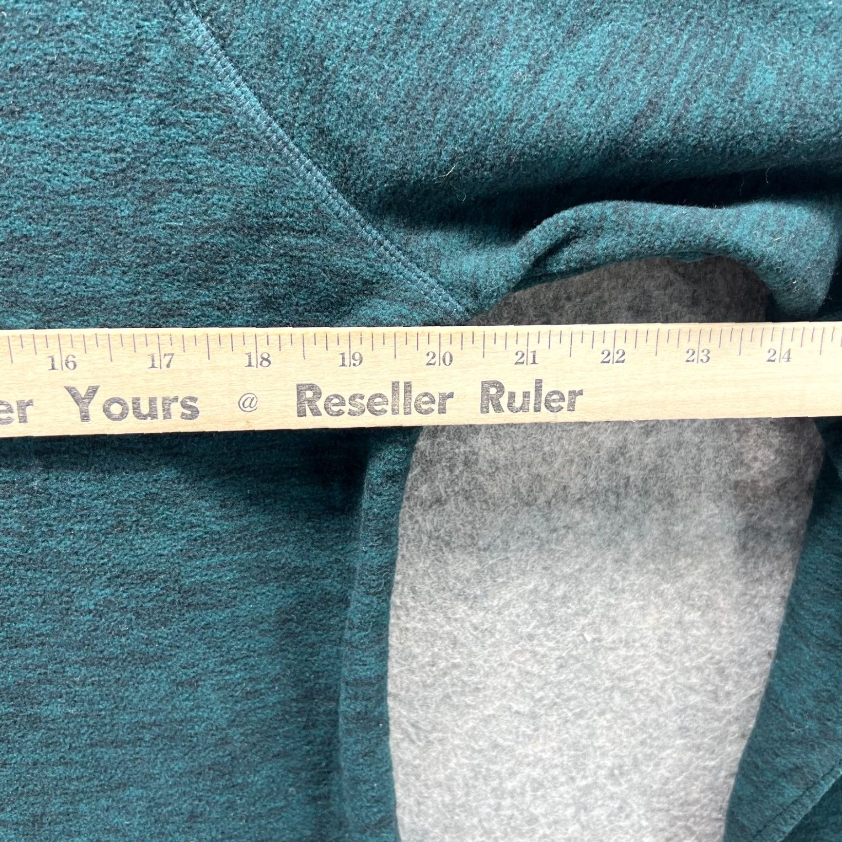 Eddie Bauer VINTAGE Eddie Bauer Sweater Women M Heather Blue Fleece 1/4 Zip Quilted Logo Pullover Size M / US 6-8 / IT 42-44 - 4 Thumbnail