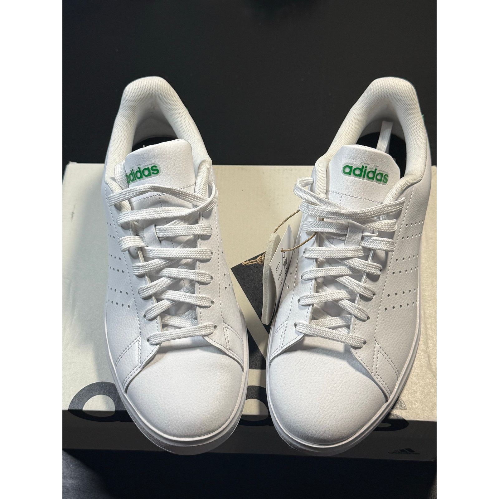 Adidas Adidas Advantage 2.0 - Wht/Green - Size 9M - IH3451 Size US 9 / EU 42 - 3 Thumbnail