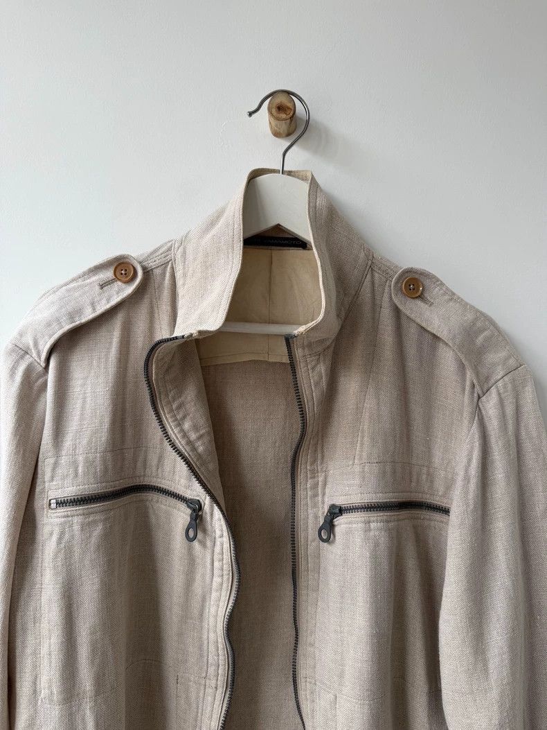 Yohji Yamamoto Yohji Yamamoto Yohji Yamamoto Y's Men Linen Jacket Size US M / EU 48-50 / 2 - 3 Thumbnail