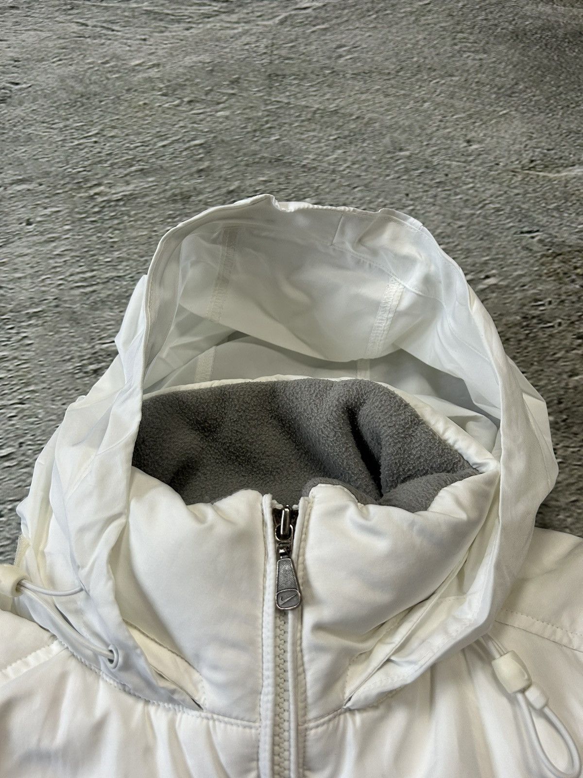 Nike × Vintage Nike vintage white puffer vest small swoosh Size US S / EU 44-46 / 1 - 4 Thumbnail
