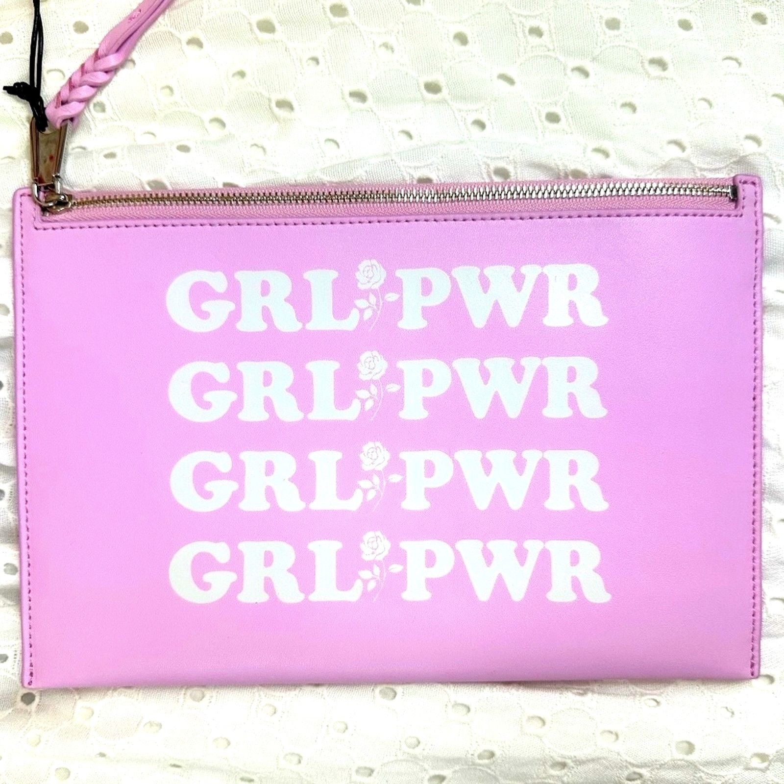 Rebecca Minkoff Rebecca Minkoff Girl Power Leather Zip Clutch Light Orchid Size ONE SIZE - 3 Thumbnail