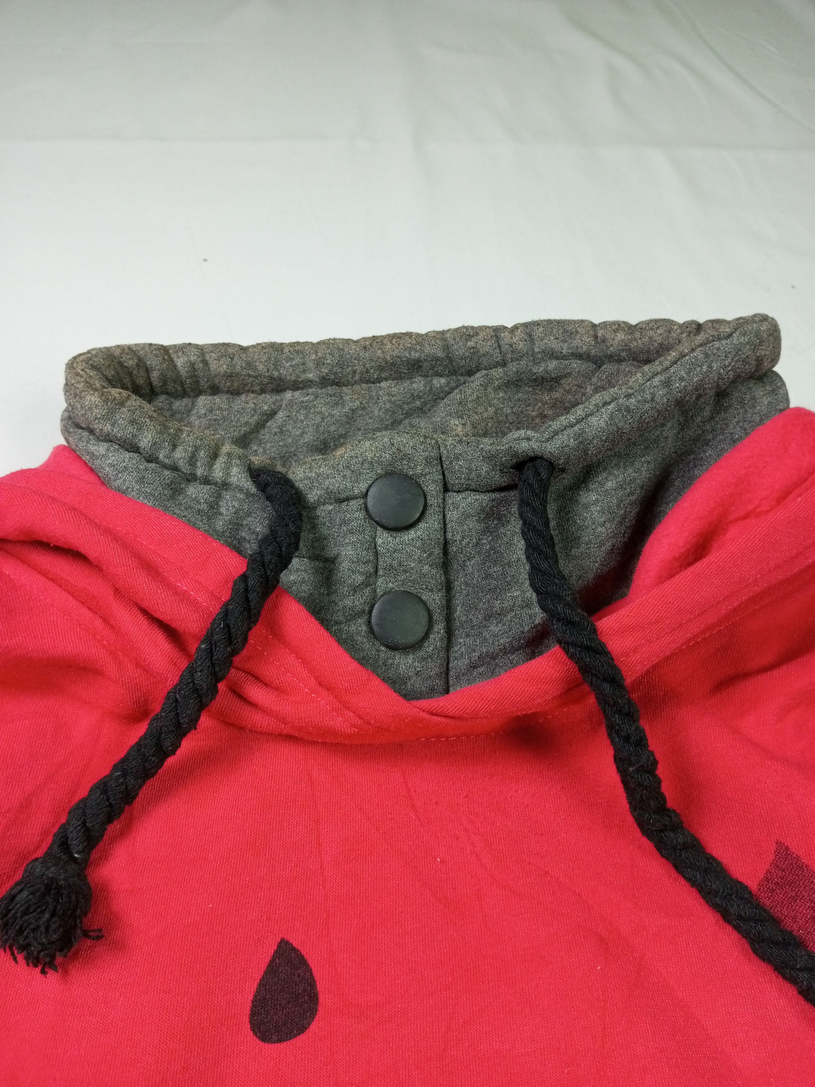 Hysteric Glamour × Japanese Brand Faded Japanese Brand Red Hoodie Turtle Neck Size US L / EU 52-54 / 3 - 8 Thumbnail