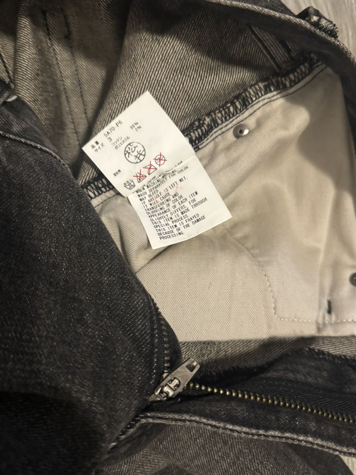 Undercover Undercover AW05 Skull Denim Size 29" - 4 Thumbnail