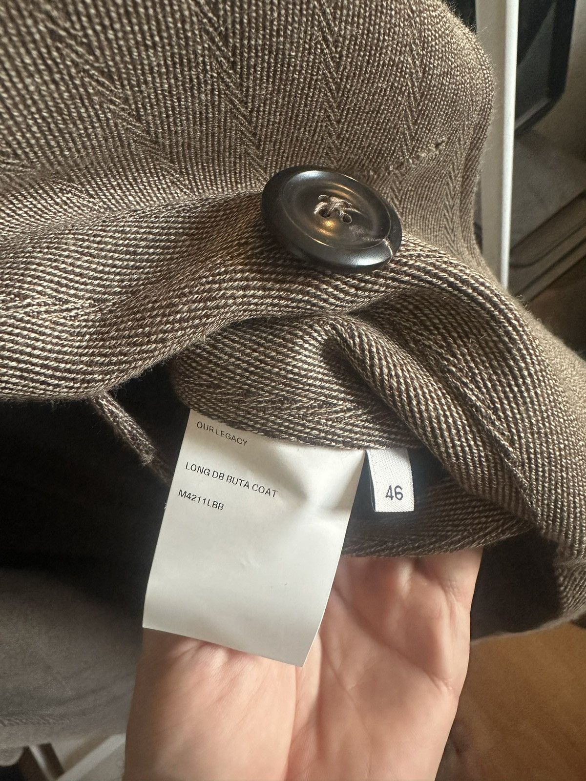 Our Legacy Our Legacy LONG DB BUTA COAT Size US S / EU 44-46 / 1 - 4 Thumbnail