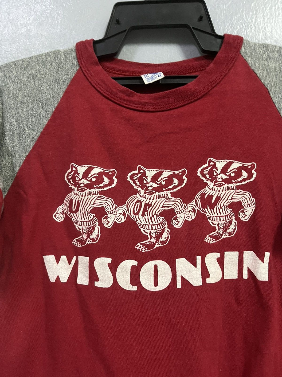 Vintage vintage University of Wisconsin Badgers baseball T-shirt Size US S / EU 44-46 / 1 - 2 Thumbnail