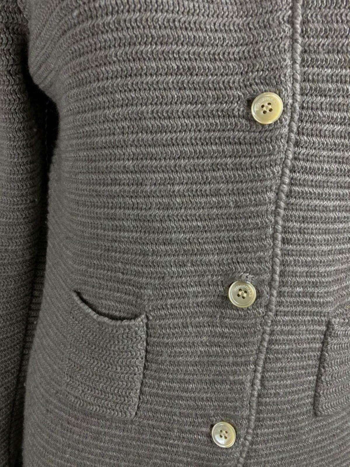 Other Ladies Hemisphere Grey Knit Button Up Cardigan Dress Size 40 Size M / US 6-8 / IT 42-44 - 4 Thumbnail