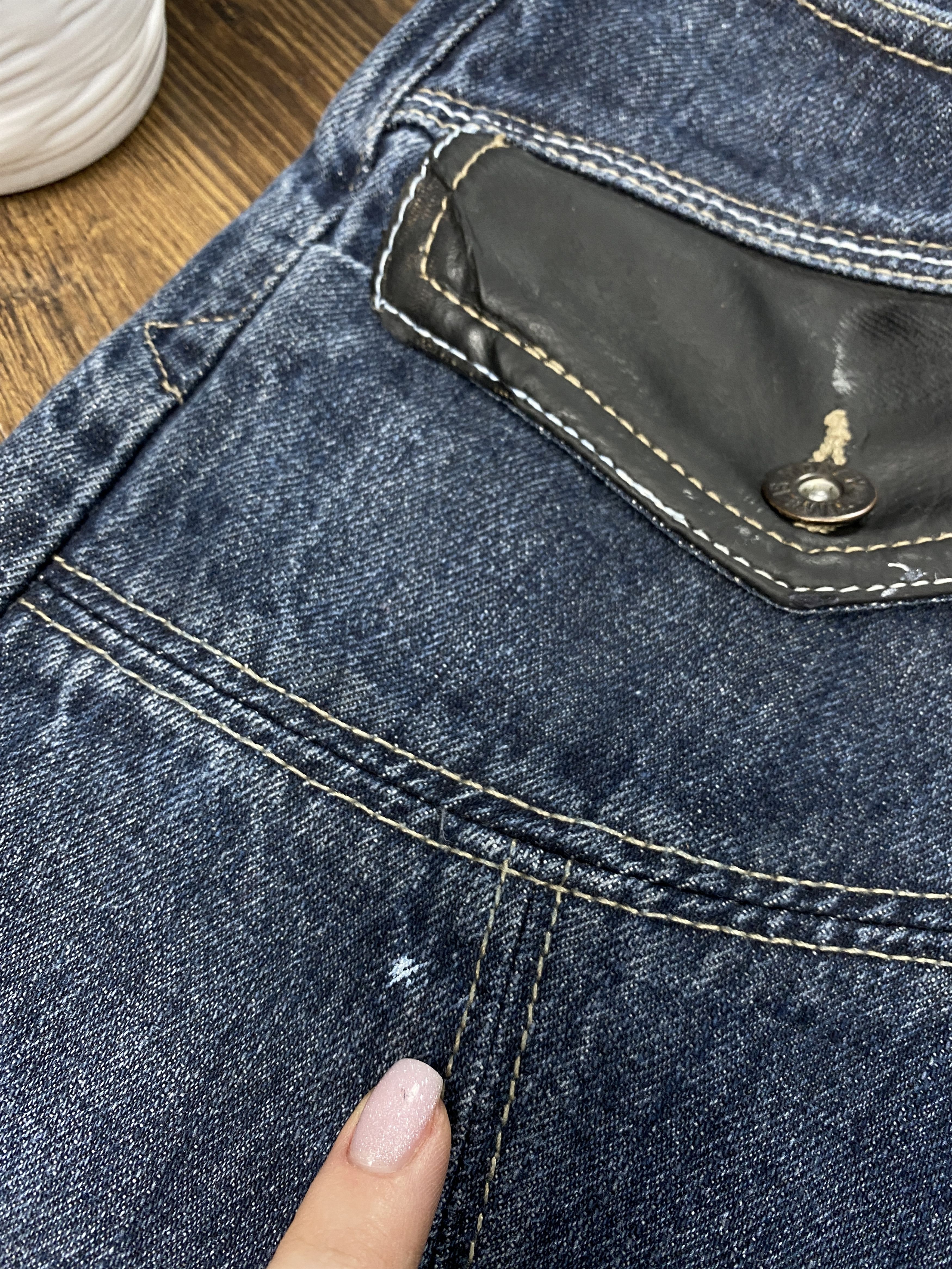 Japanese Brand × Vintage Time IS Money vintage skate jeans denim pants y2k Size US 34 / EU 50 - 5 Thumbnail