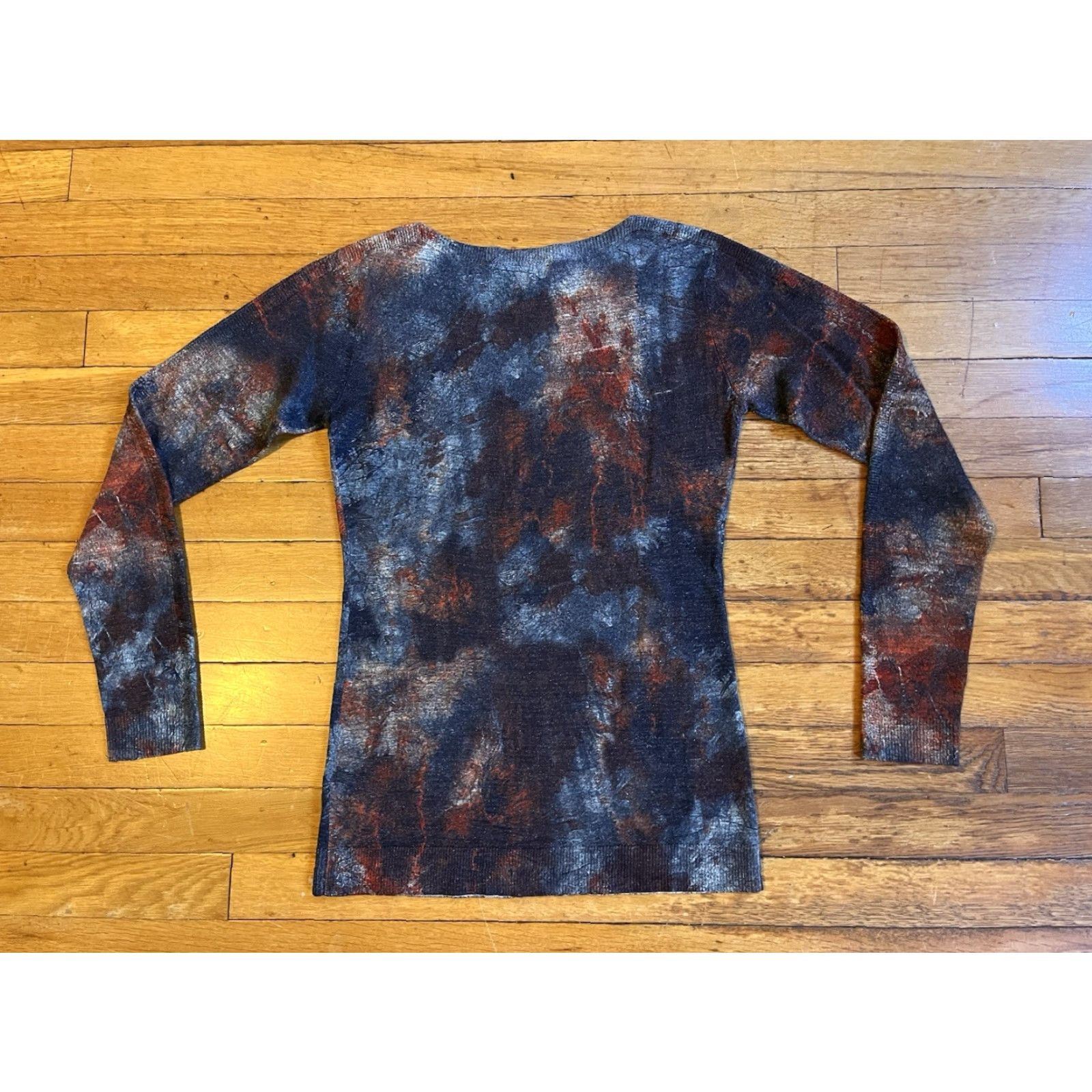 Mulberry Mulberry Shirt Women’s Small Multicolor Metallic Knit Abstract Size S / US 4 / IT 40 - 7 Thumbnail
