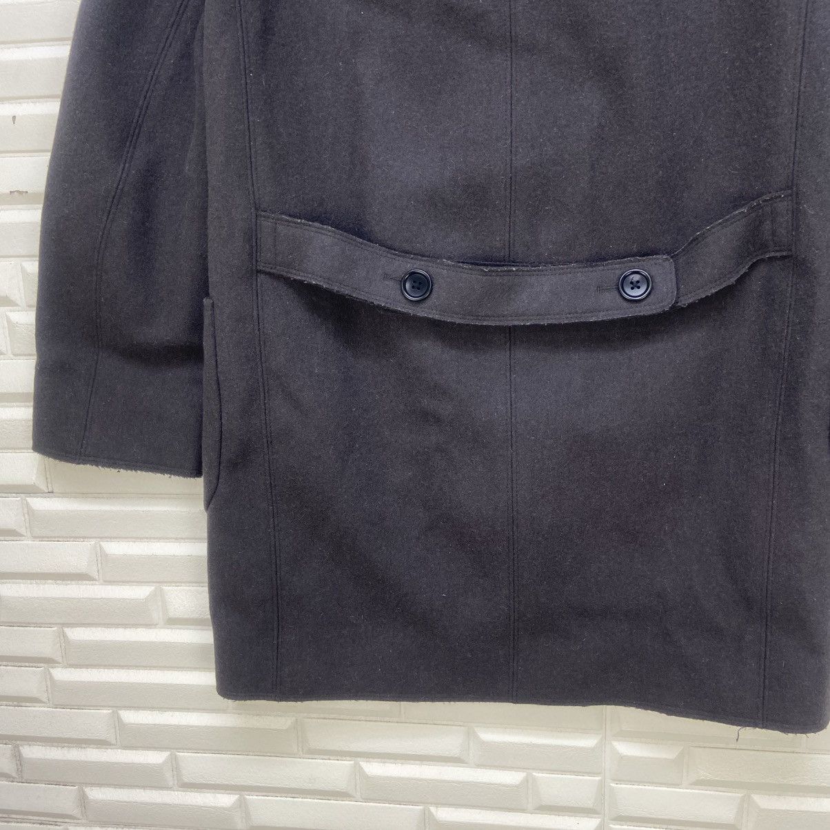 Designer × Jil Sander Jil Sander Uniqlo Distressed Wool Heavy Long Coat Size M / US 6-8 / IT 42-44 - 9 Thumbnail