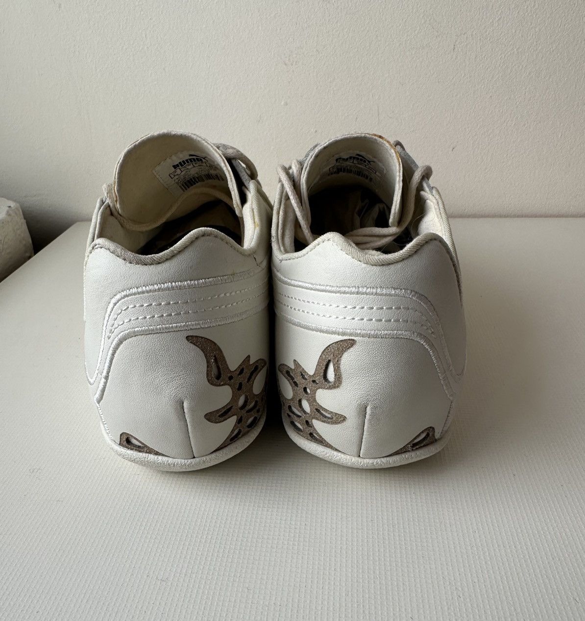 Puma Puma Sauvage vintage white leather sneakers Size US 9 / IT 39 - 6 Thumbnail