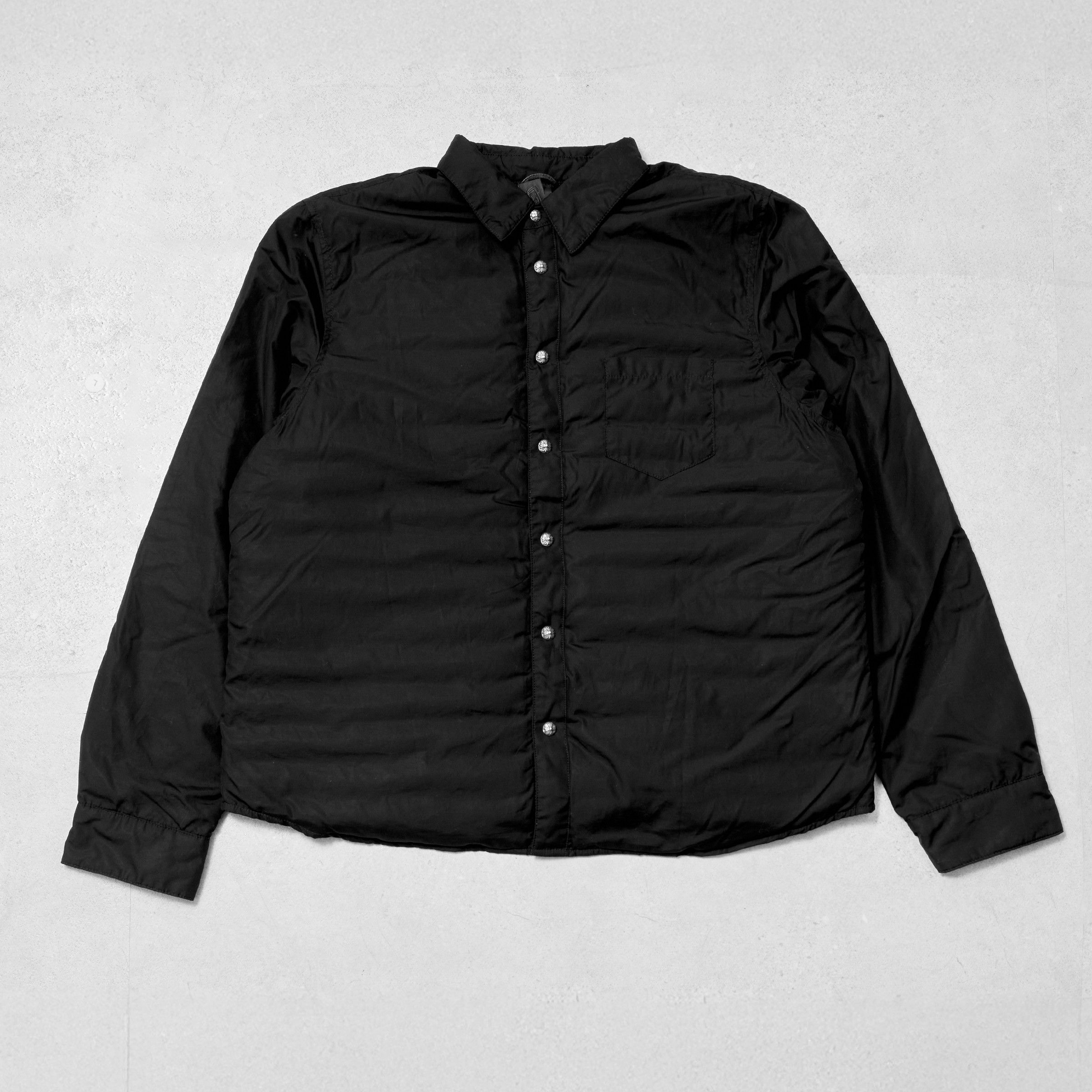 Chrome Hearts CHROME HEARTS Loose Ends Down Goose Down Lining Shirt BLACK Size US L / EU 52-54 / 3 - 2 Thumbnail